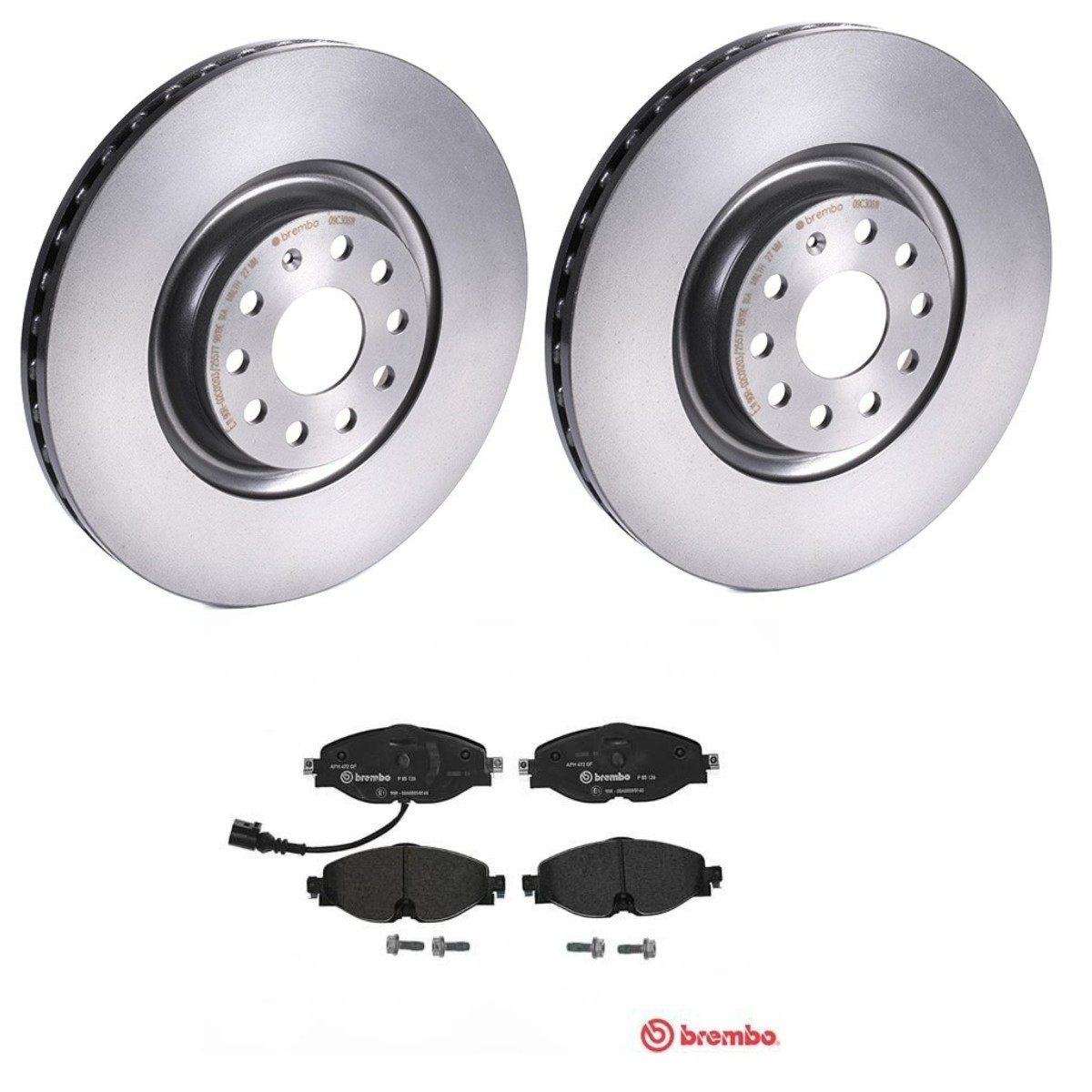 BREMBO Remschijven en blokken BRB3405N0106 BREMBO BRB3405N0106 Remschijven en blokken, set Skoda Kodiaq NS prijs