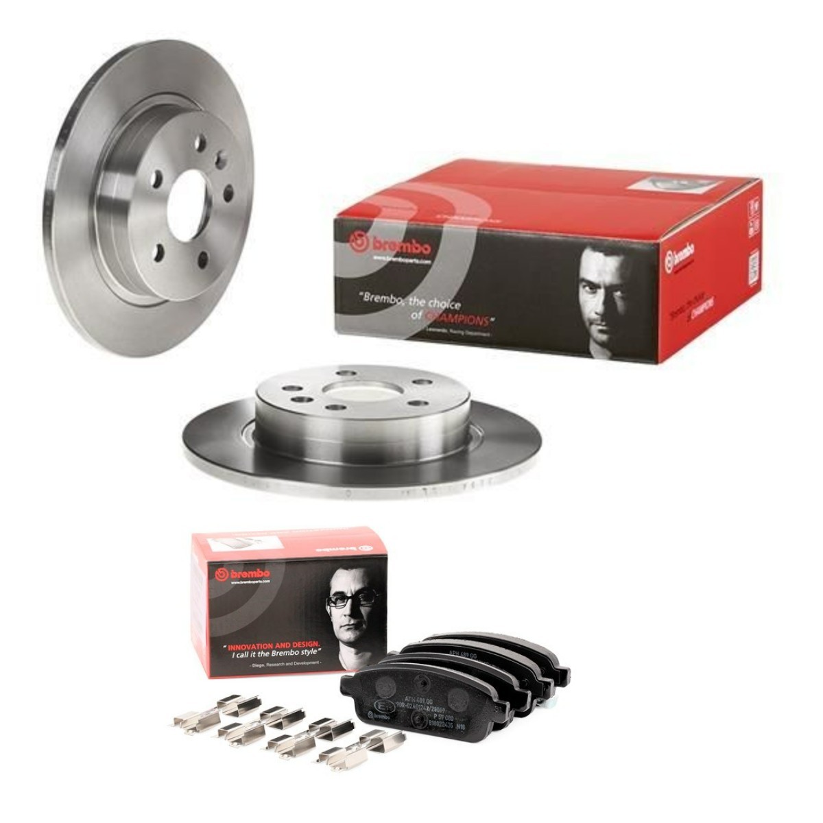 BREMBO Bremseskiver og -klosser BRB3405N0124 BREMBO BRB3405N0124 Bremseklosser og skiver Opel Astra J gtc pris