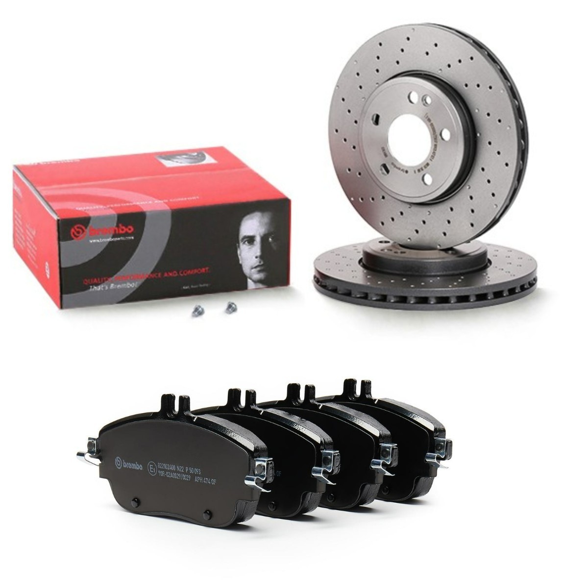 BREMBO Sada bŕzd, Kotúčová brzda BRB3405N0127 BREMBO BRB3405N0127 Sada bŕzd MERCEDES-BENZ Trieda B (W246, W242) lacné