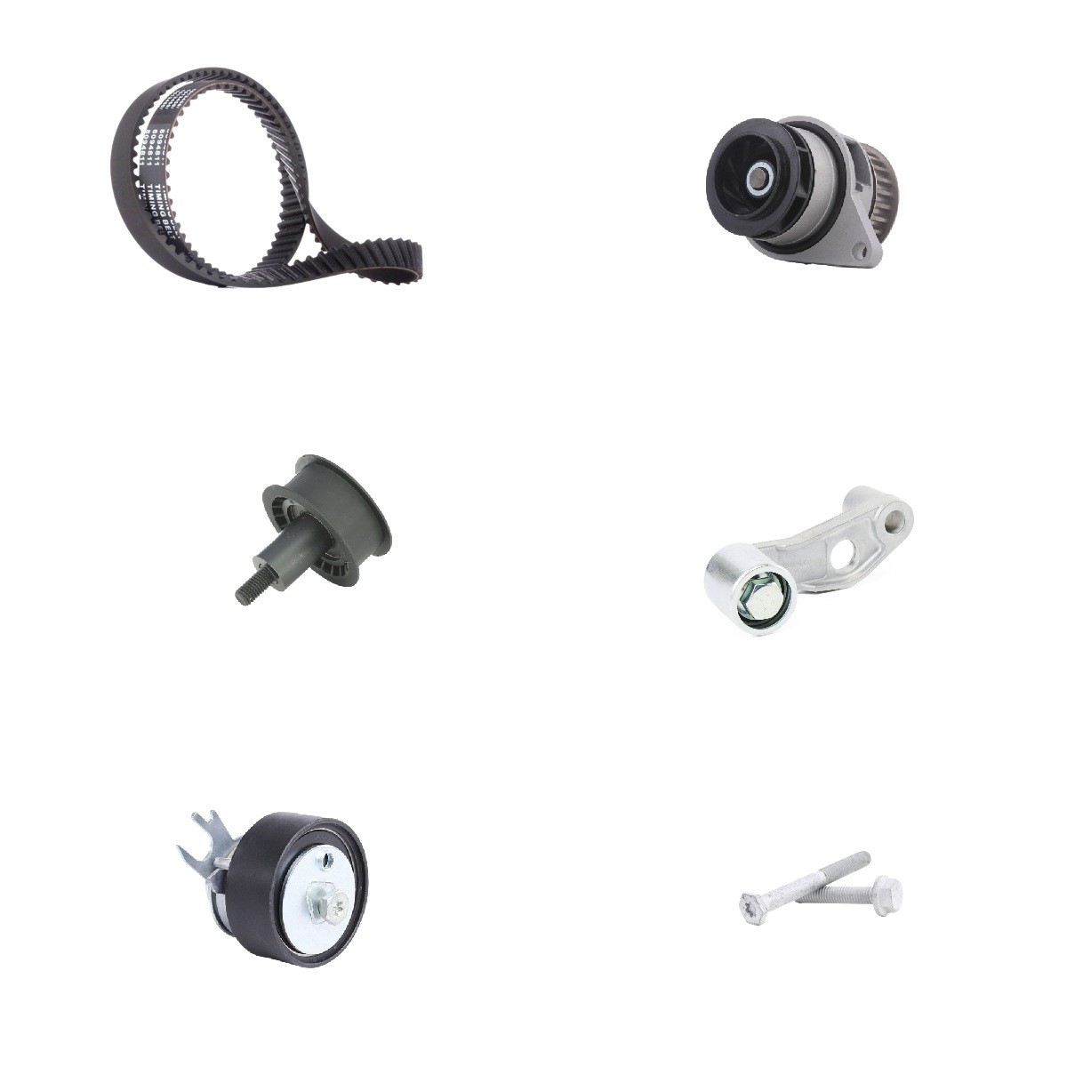 RIDEX Kit de distribution + pompe à eau 3096W0706 Volkswagen FOX Kit complet de distribution RIDEX 3096W0706