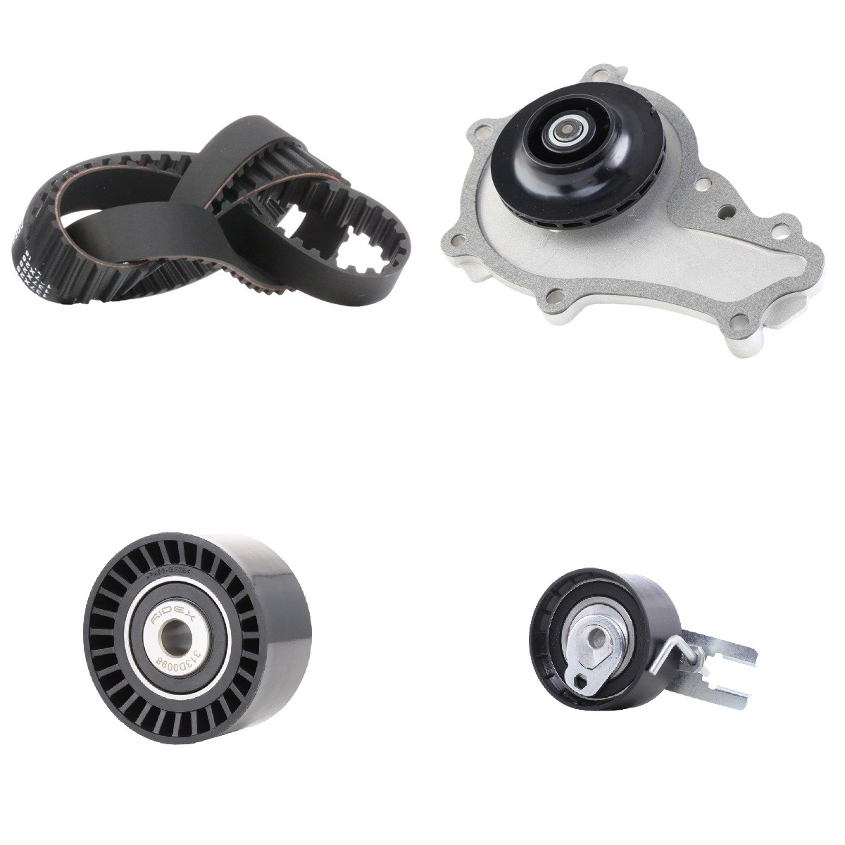 RIDEX Vodné čerpadlo + sada ozubeného remeňa 3096W0709 Vodné čerpadlo + sada ozubeného remeňa RIDEX Citroën C3 3096W0709