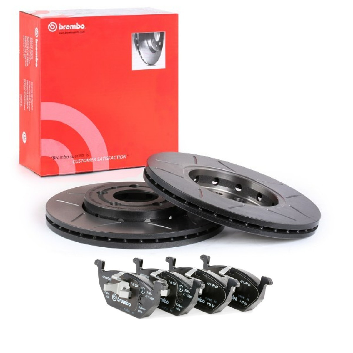 BREMBO Bremseskiver og -klosser BRB3405N0152 BREMBO BRB3405N0152 Bremsekit Skoda Rapid NH3 pris