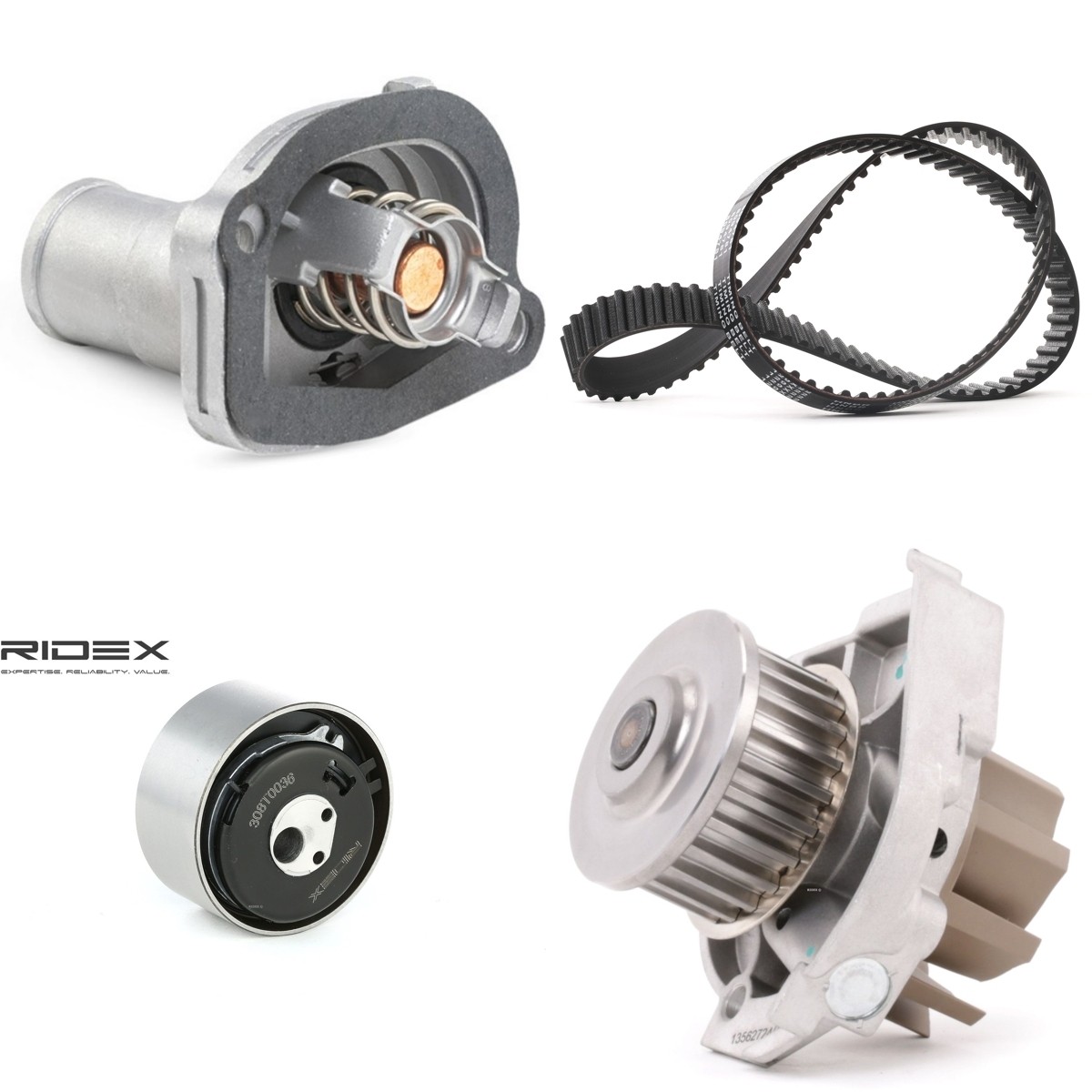 RIDEX Veepump + hammasrihmakomplekt 3096W0718 3096W0718 Hammasrihma komplekt FIAT MAREA RIDEX