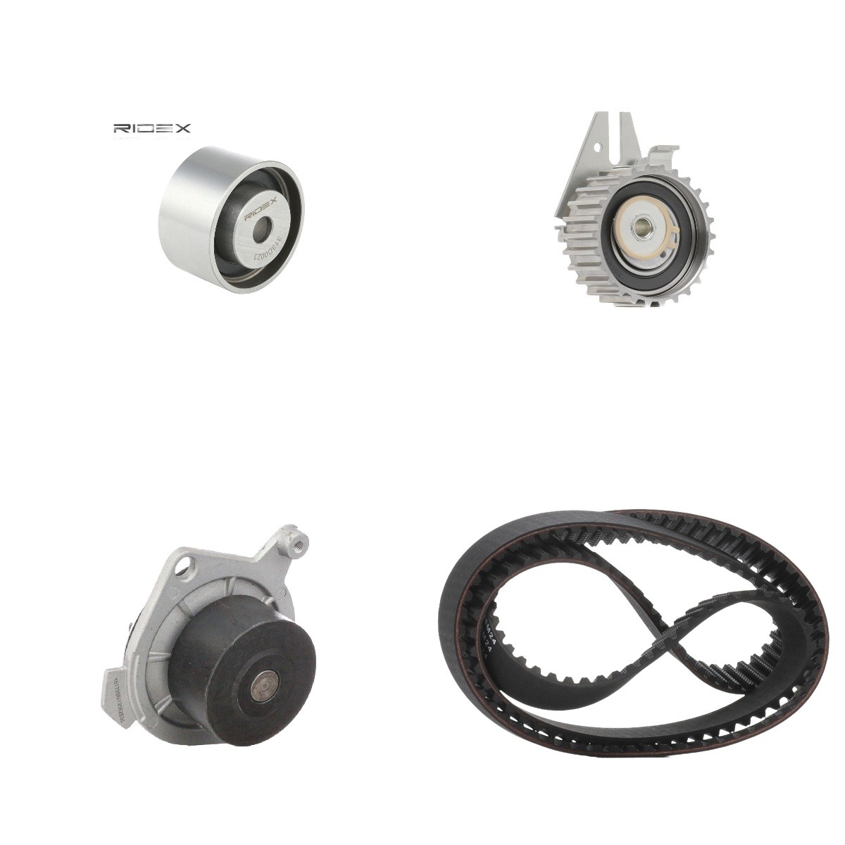 RIDEX Veepump + hammasrihmakomplekt 3096W0726 Hammasrihma komplekt RIDEX Fiat MAREA 3096W0726