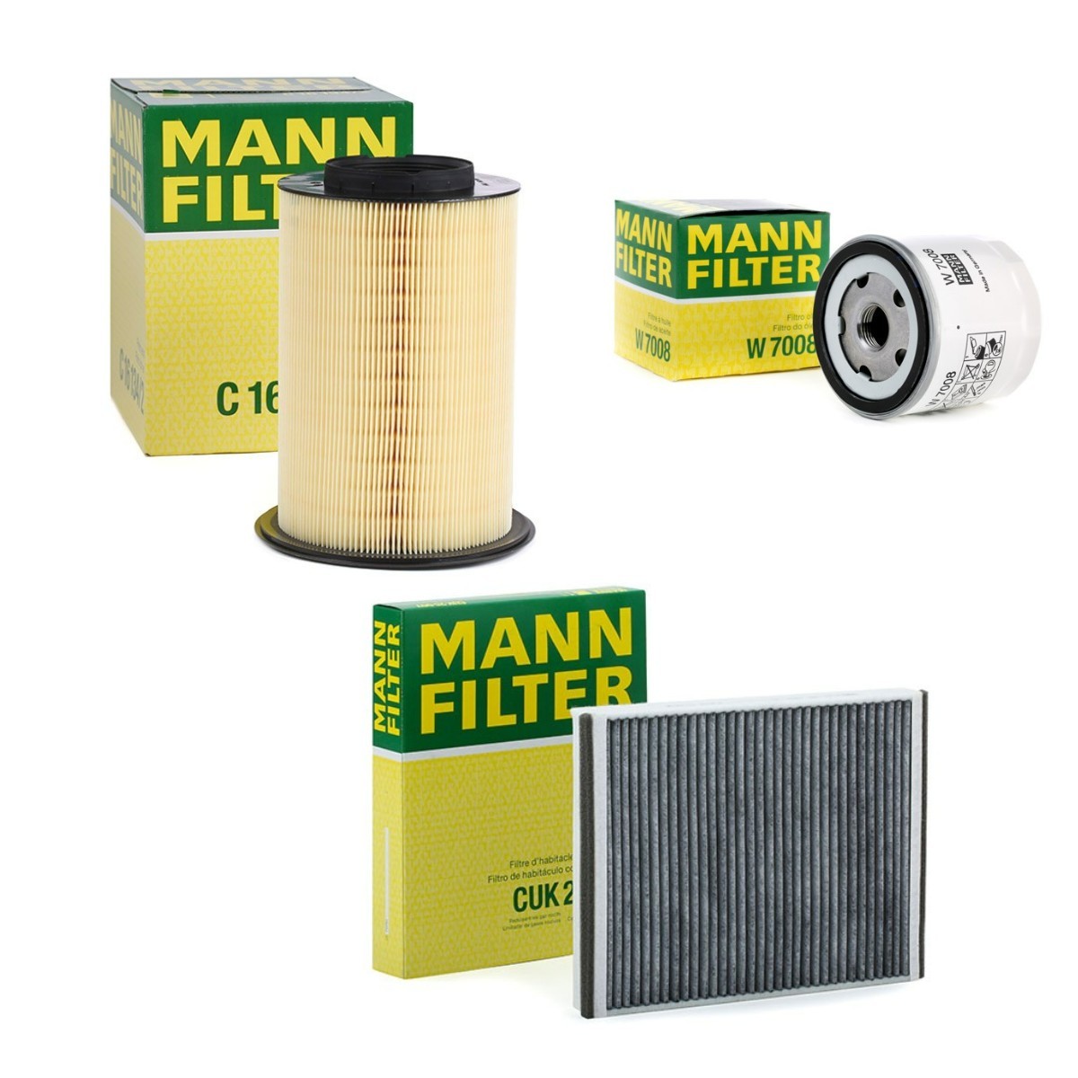 MANN-FILTER Suodatinsarja MNF4055N0018 Volvo XC60 gen 1 suodatinsarja MANN-FILTER MNF4055N0018