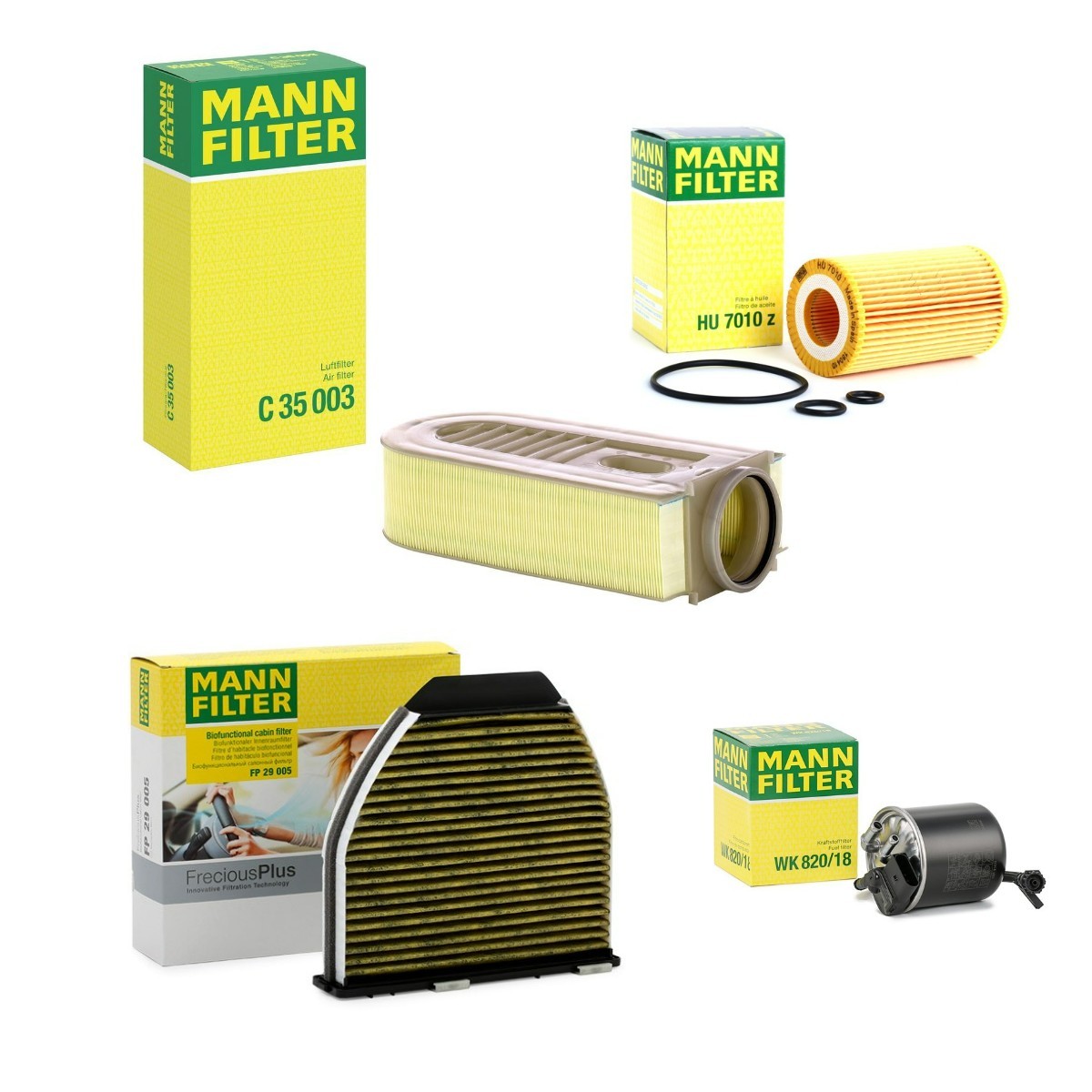 MANN-FILTER Σετ φίλτρων MNF4055N0022 MANN-FILTER MNF4055N0022 γνήσια Σετ φίλτρων GLK X204 κόστος