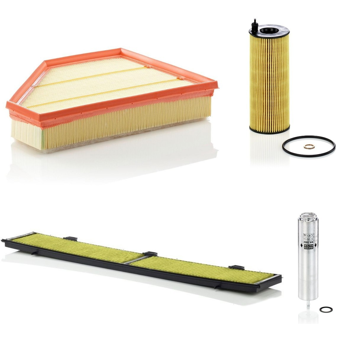 MANN-FILTER Suodatinsarja MNF4055N0034 MANN-FILTER MNF4055N0034 BMW E82 suodatinsarja hinta