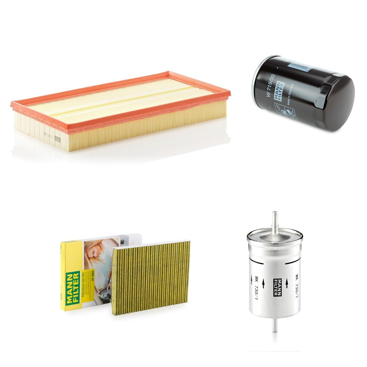 MANN-FILTER Filter kit MNF4055N0062 MANN-FILTER MNF4055N0062 Seat Toledo 1m service kit cost