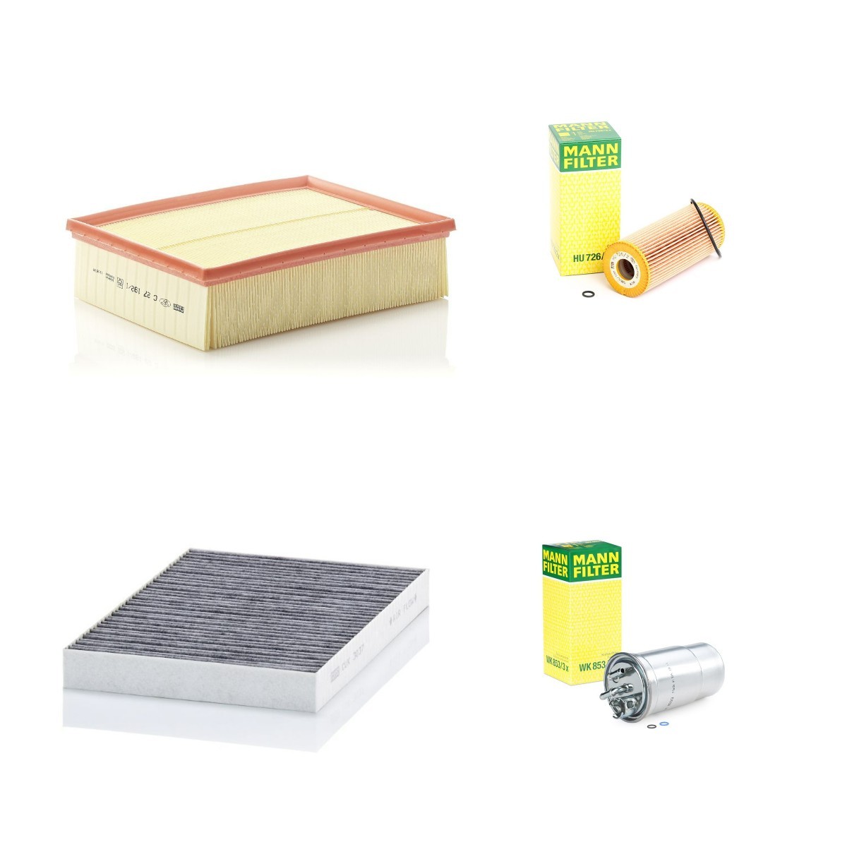 MANN-FILTER Σετ φίλτρων MNF4055N0082 MNF4055N0082 Σετ φίλτρων MANN-FILTER AUDI A4