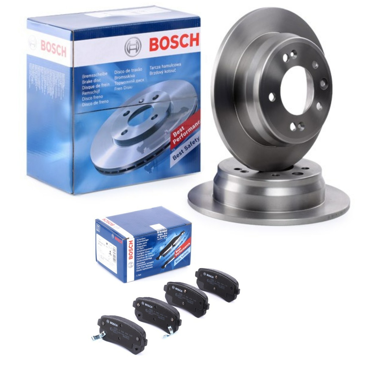Kit de travões BOSCH BSH3405N0014 BOSCH BSH3405N0014 Discos e pastilhas de travão HYUNDAI i30 2007