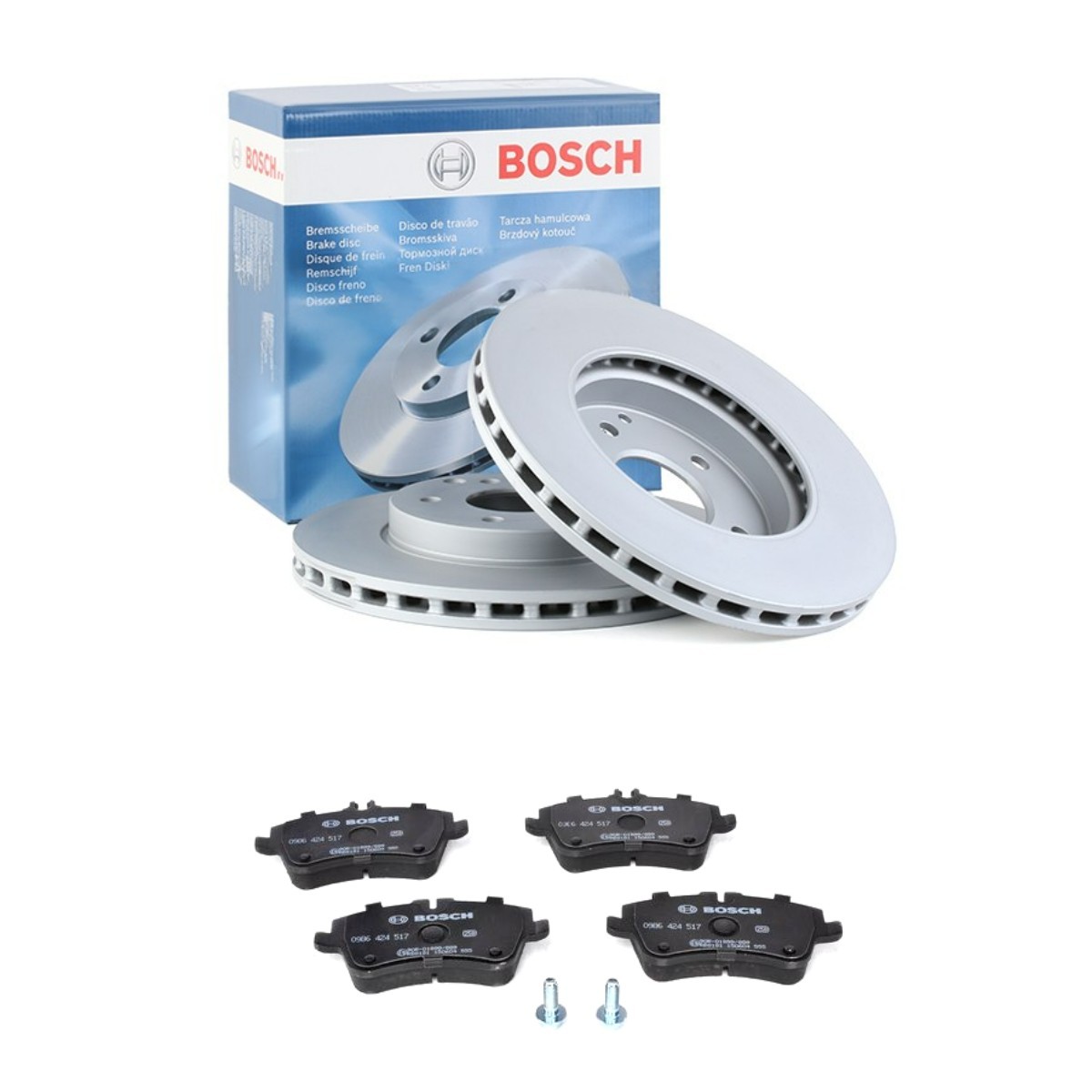 Kit dischi e pastiglie BOSCH BSH3405N0040 BOSCH BSH3405N0040 Dischi e pastiglie anteriori e posteriori Mercedes-Benz SLK 2010