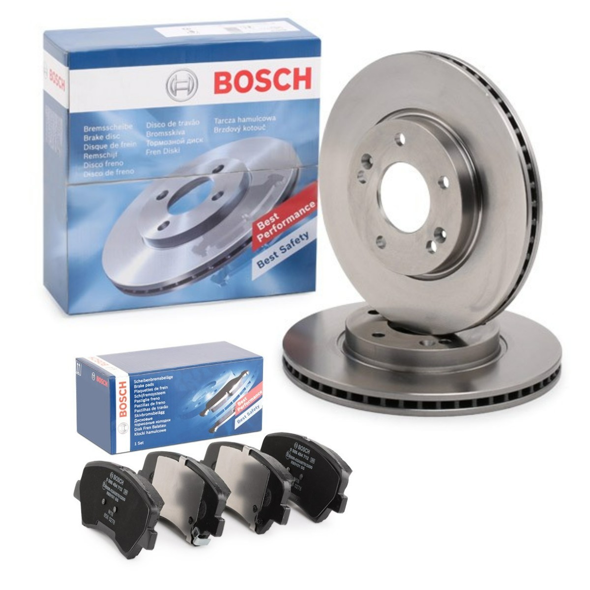 Σετ φρένων, δισκόφρενα BOSCH BSH3405N0044 BOSCH BSH3405N0044: Δισκόπλακες & τακάκια φρένων Hyundai i30 2020