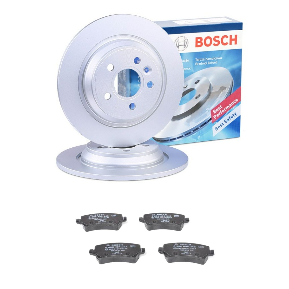 BOSCH Bremžu komplekts, Disku bremzes BSH3405N0061 BOSCH BSH3405N0061 orģinālās Bremžu komplekts S60 II Cross Country (134) cena