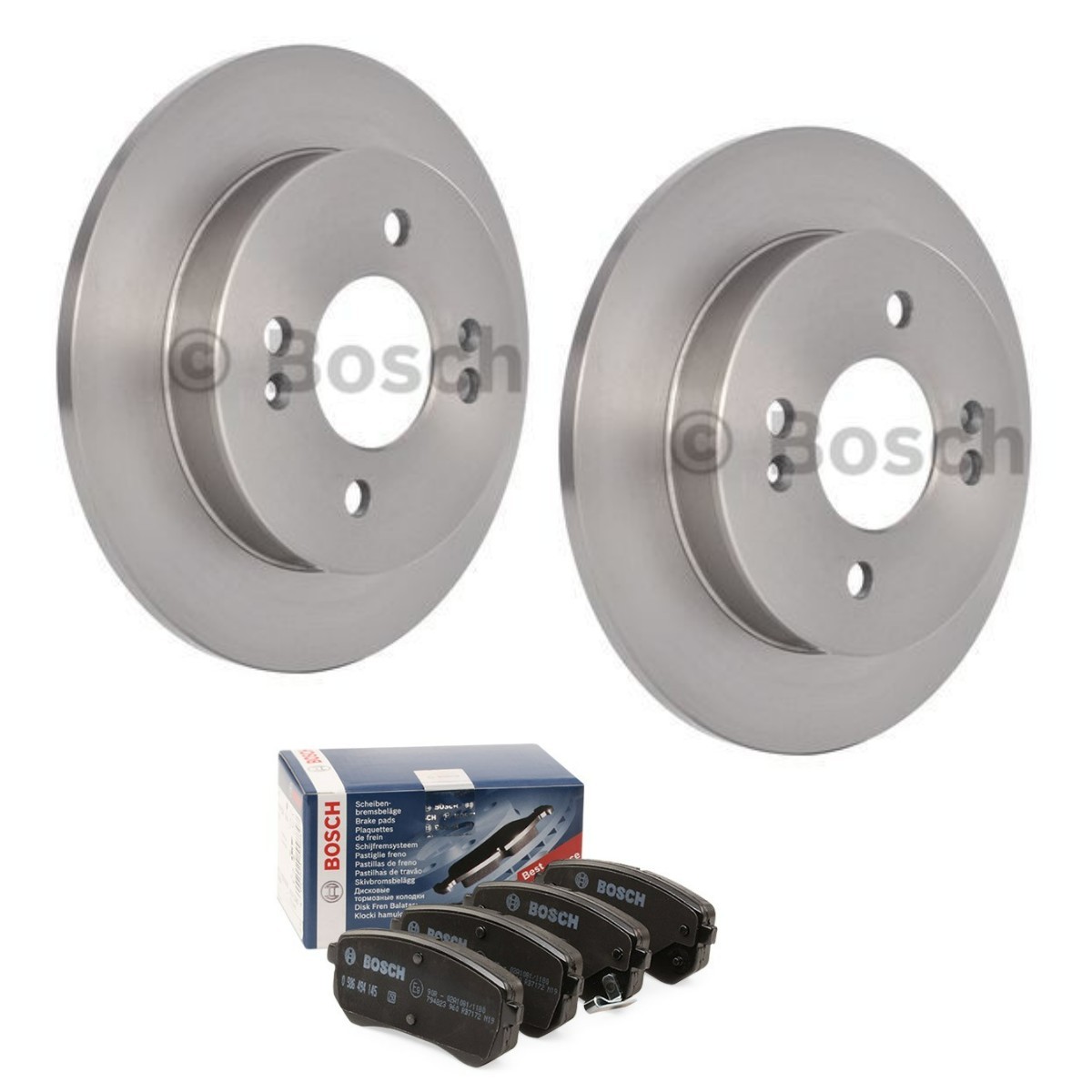 Remschijven en blokken BOSCH BSH3405N0063 BOSCH BSH3405N0063: Remschijven en -blokken Hyundai i10 2015