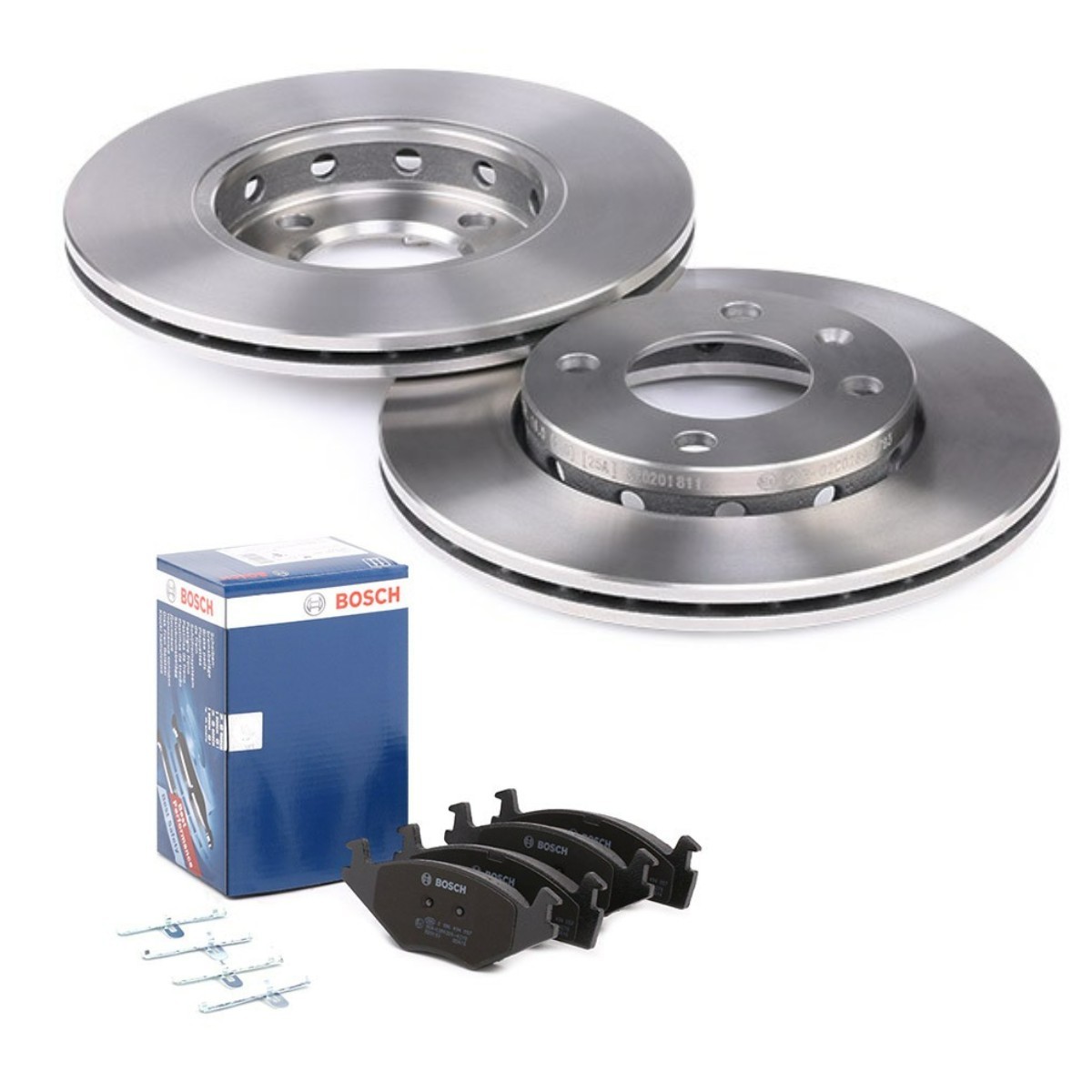 BOSCH Remschijven en blokken BSH3405N0081 Remschijven en blokken, set Volkswagen 6KV5 BSH3405N0081 BOSCH