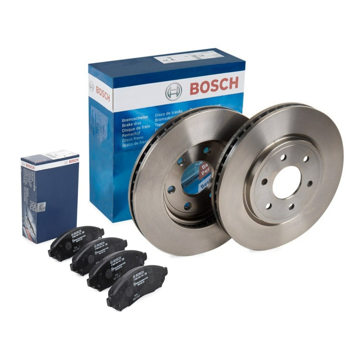 BOSCH Bremseskiver og -klosser BSH3405N0090 BOSCH BSH3405N0090 Bremsesett Nissan Pathfinder R51 til en fordelagtig pris