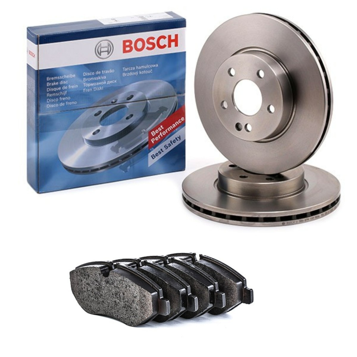Σετ φρένων, δισκόφρενα BOSCH BSH3405N0108 BOSCH BSH3405N0108: Τακάκια και δισκόπλακες Mercedes VIANO 2012