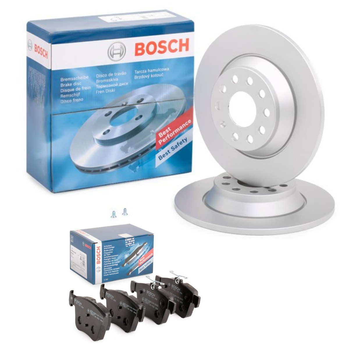 BOSCH Kit de travões BSH3405N0121 BOSCH BSH3405N0121 Kit travões Skoda Kodiaq NS preço