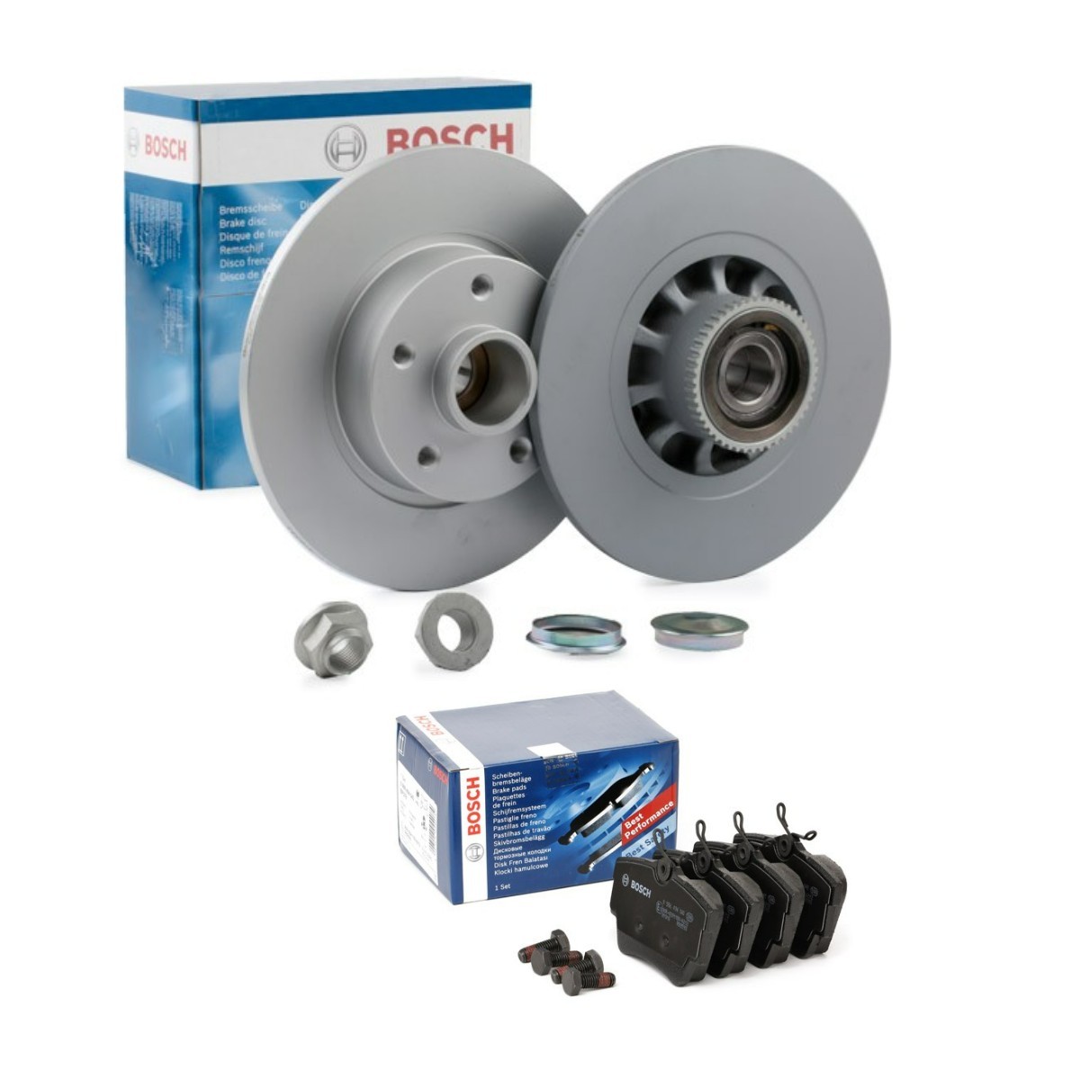 BOSCH Disques et plaquettes de freins BSH3405N0146 Nissan PULSAR Kit de freinage BOSCH BSH3405N0146