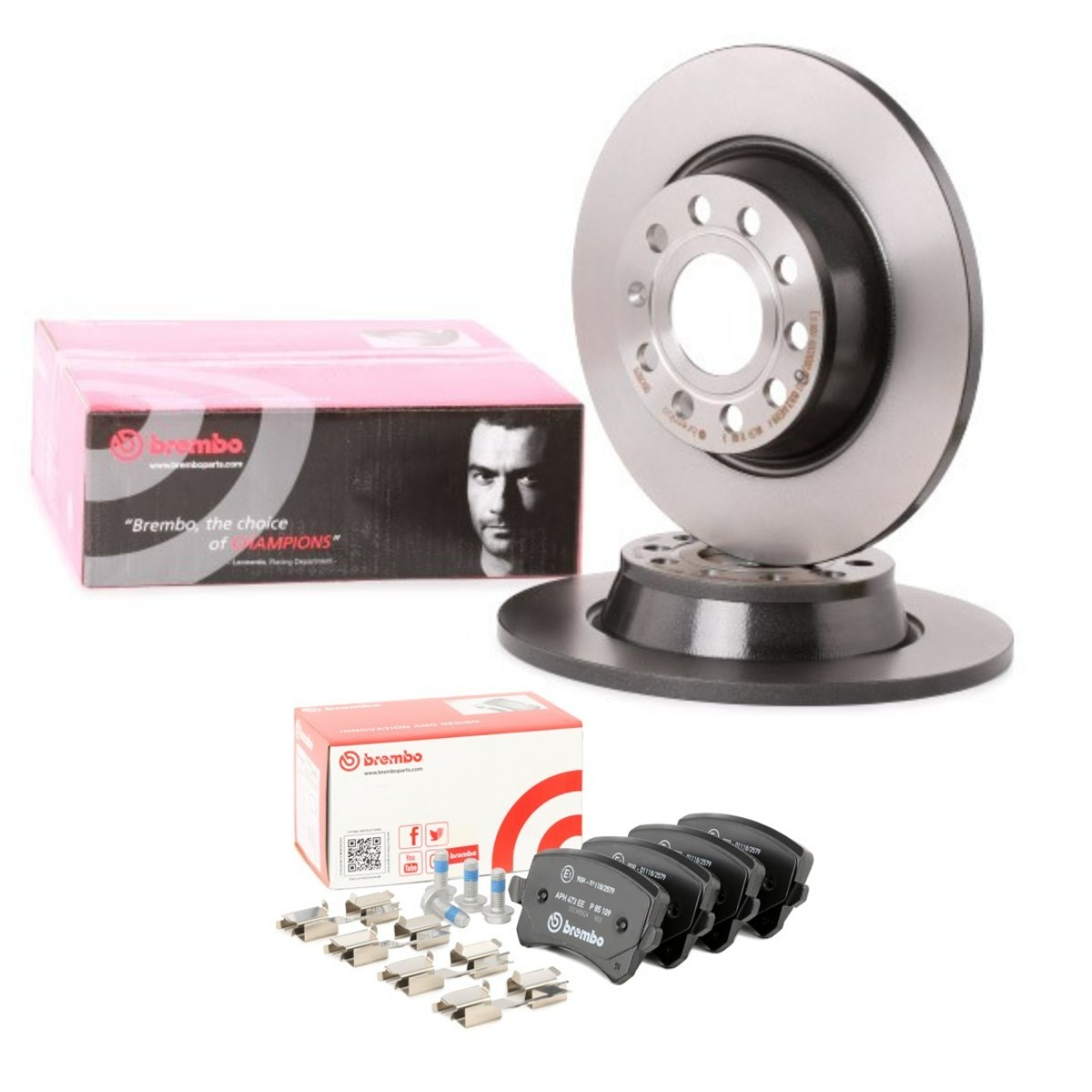 BREMBO Bremžu komplekts, Disku bremzes BRB3405N0219 BREMBO BRB3405N0219 Bremžu komplekts SEAT Alhambra 7N cena