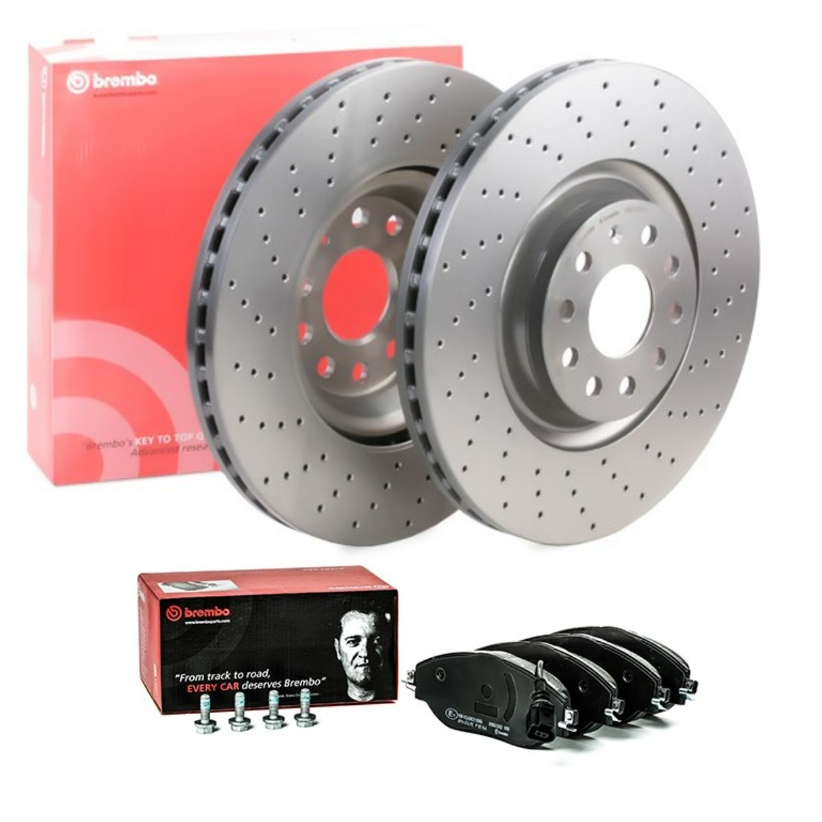 BREMBO Bremseskiver og -klosser BRB3405N0229 BREMBO BRB3405N0229 Bremseklosser og skiver Leon (KL1) originale pris