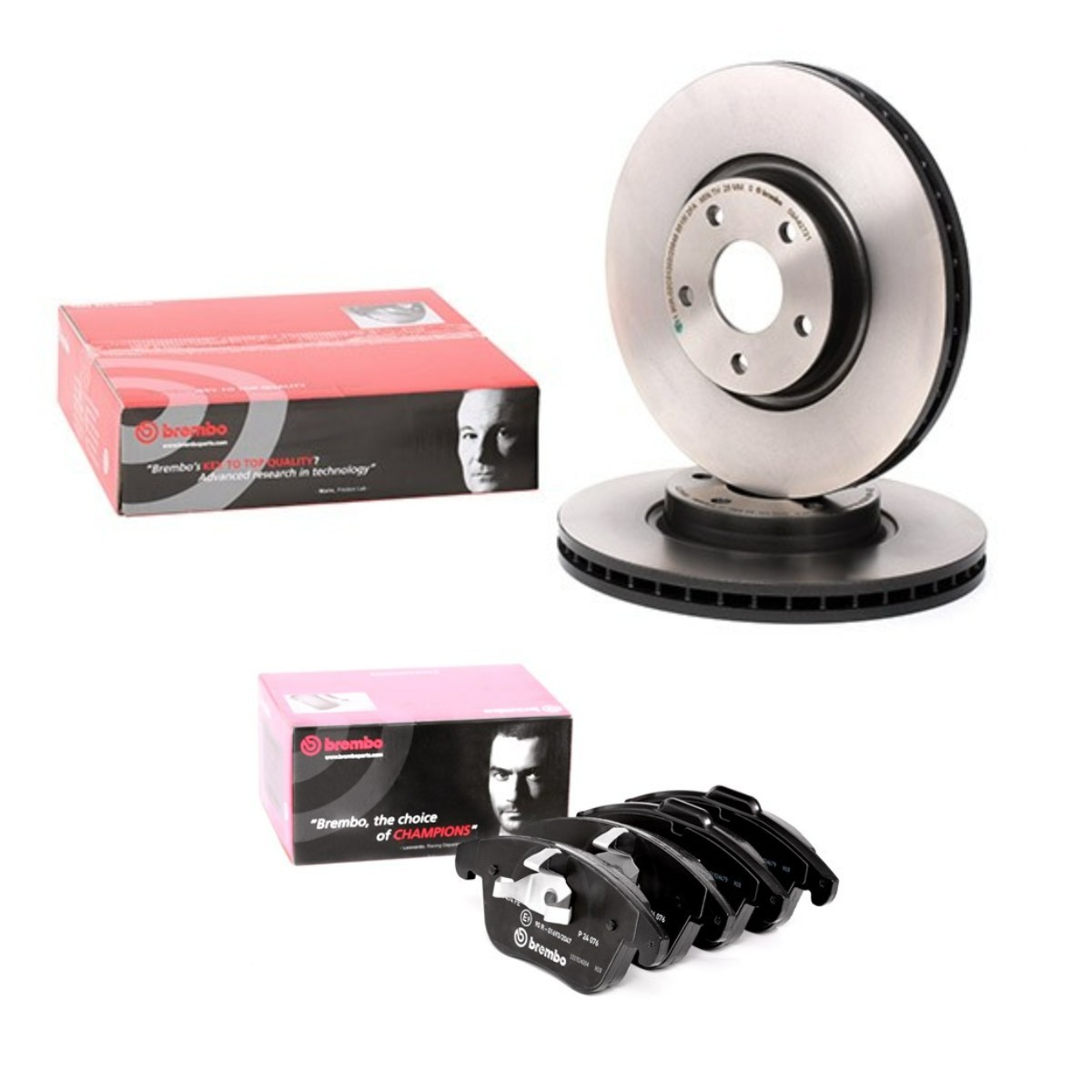 Bremseskiver og -klosser BREMBO BRB3405N0248 BREMBO Prime BRB3405N0248 Bremseklosser og skiver FORD MONDEO 2009