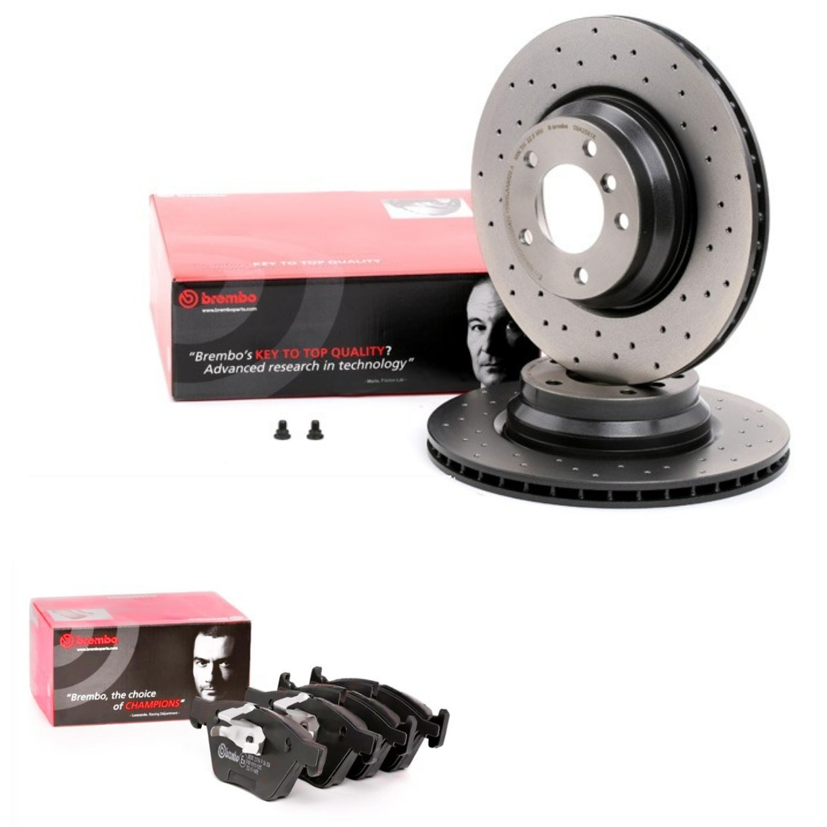 Remschijven en blokken BREMBO BRB3405N0249 BREMBO BRB3405N0249: Remschijven en blokken, set BMW X1 2013