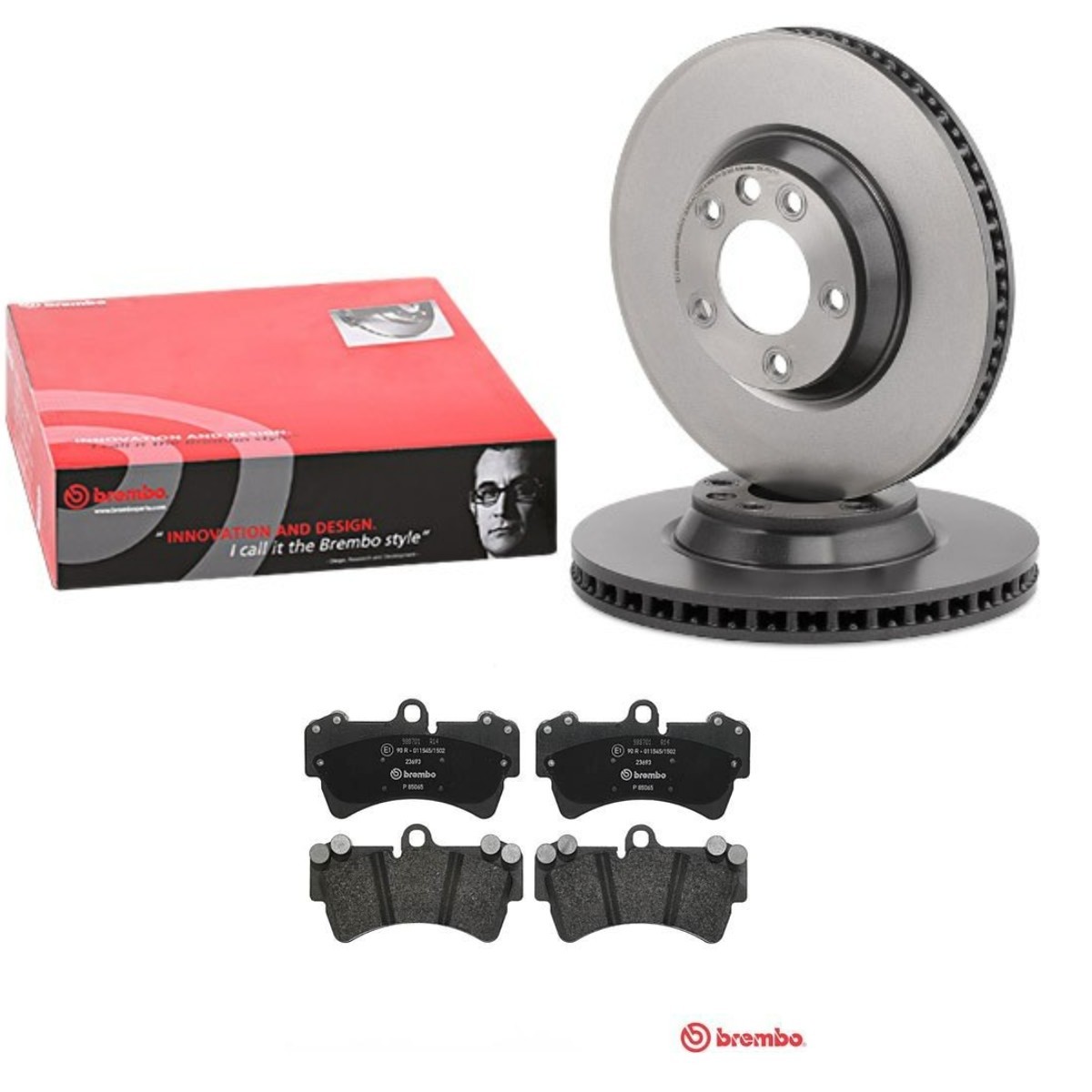 BREMBO Bremseskiver og -klosser BRB3405N0254 BREMBO BRB3405N0254 Bremsesett Renault ZOE billige