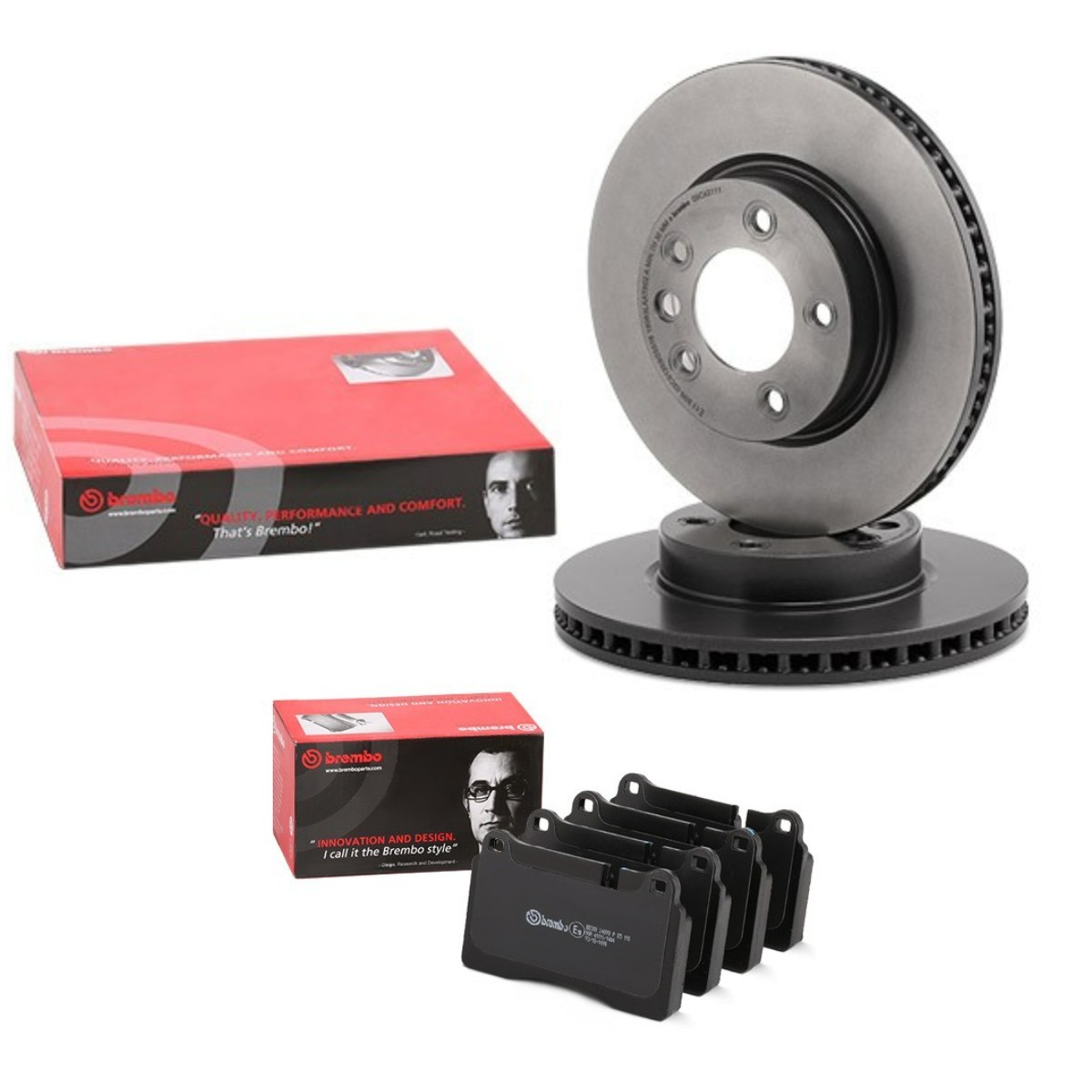 Bremseskiver og klodser BREMBO BRB3405N0257 BREMBO Prime BRB3405N0257: Bremseskiver og klodser Volkswagen TOUAREG 2005