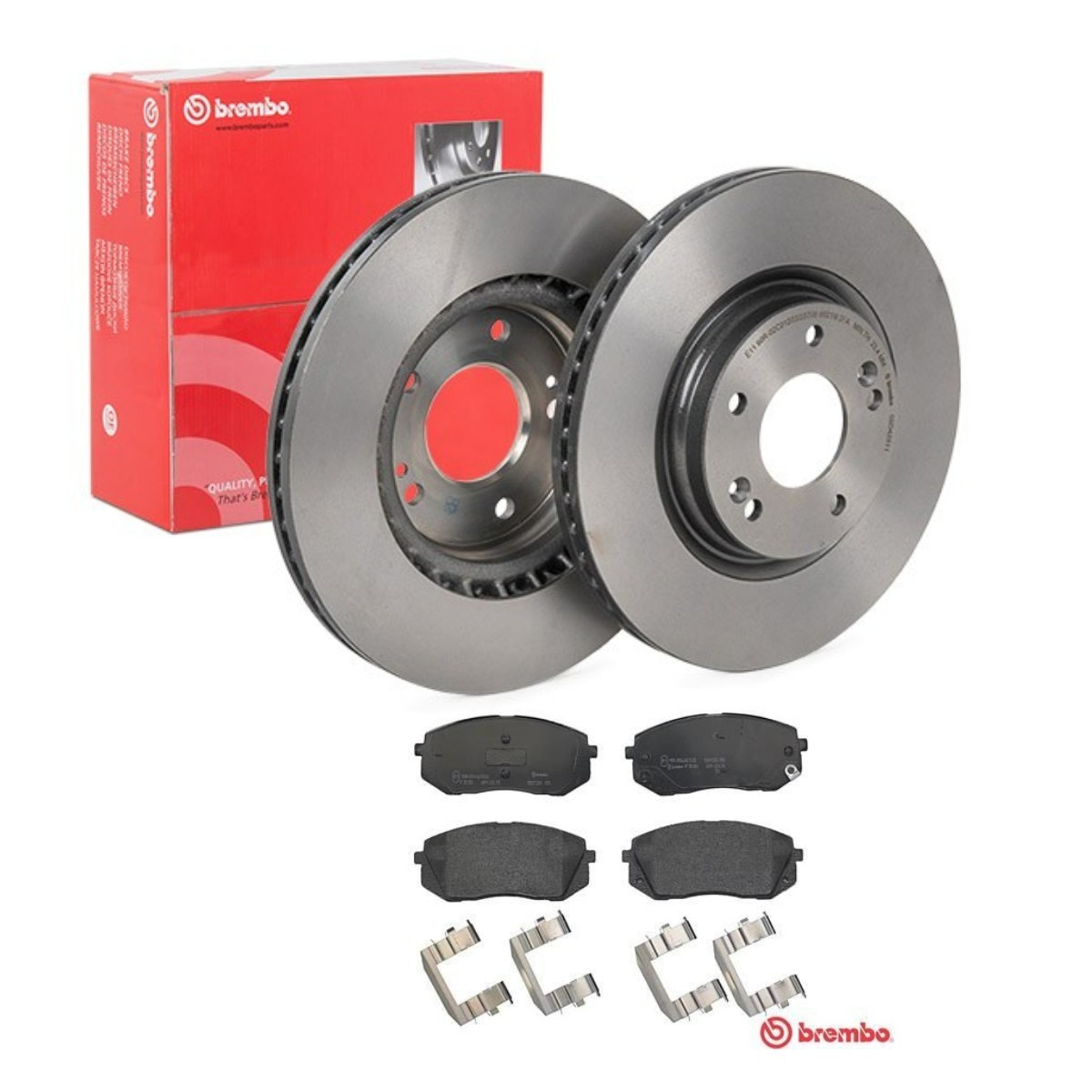 BREMBO Sada bŕzd, Kotúčová brzda BRB3405N0263 BREMBO BRB3405N0263 originálne Sada bŕzd Hyundai Kona OS cena