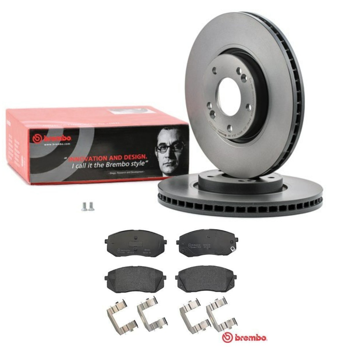 BREMBO Bremseskiver og klodser BRB3405N0269 Bremsesæt skivebremser BREMBO GRANDEUR BRB3405N0269 billig