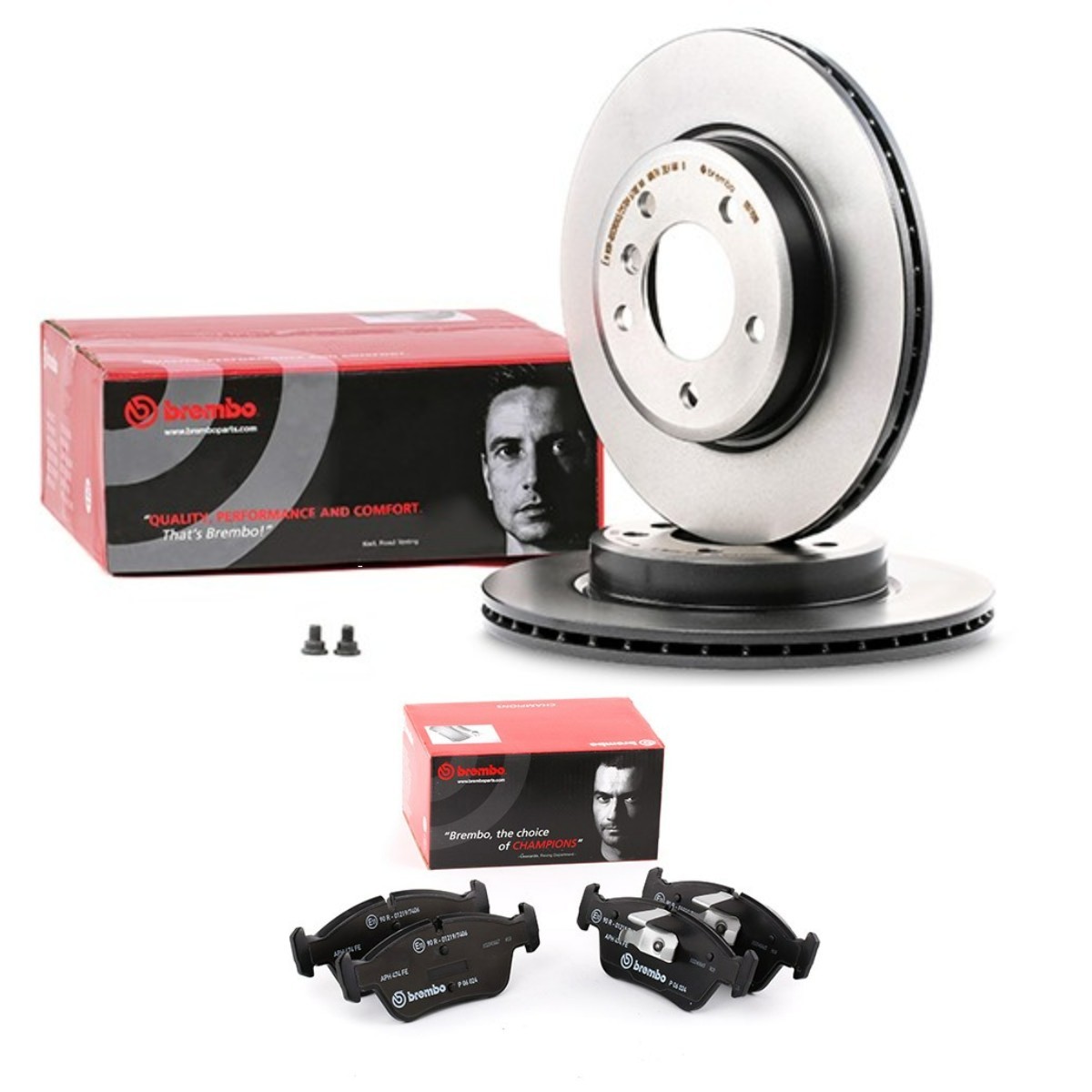 BREMBO Bromssats, skivbroms BRB3405N0277 BMW Z3 Coupe Bromsskivor och bromsbelägg BREMBO BRB3405N0277