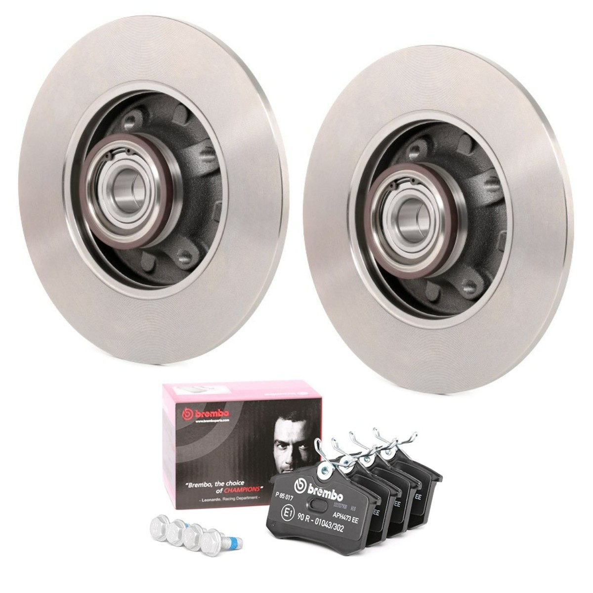 BREMBO Bremseskiver og -klosser BRB3405N0285 BREMBO BRB3405N0285 Bremsekit Citroen C4 Cactus pris