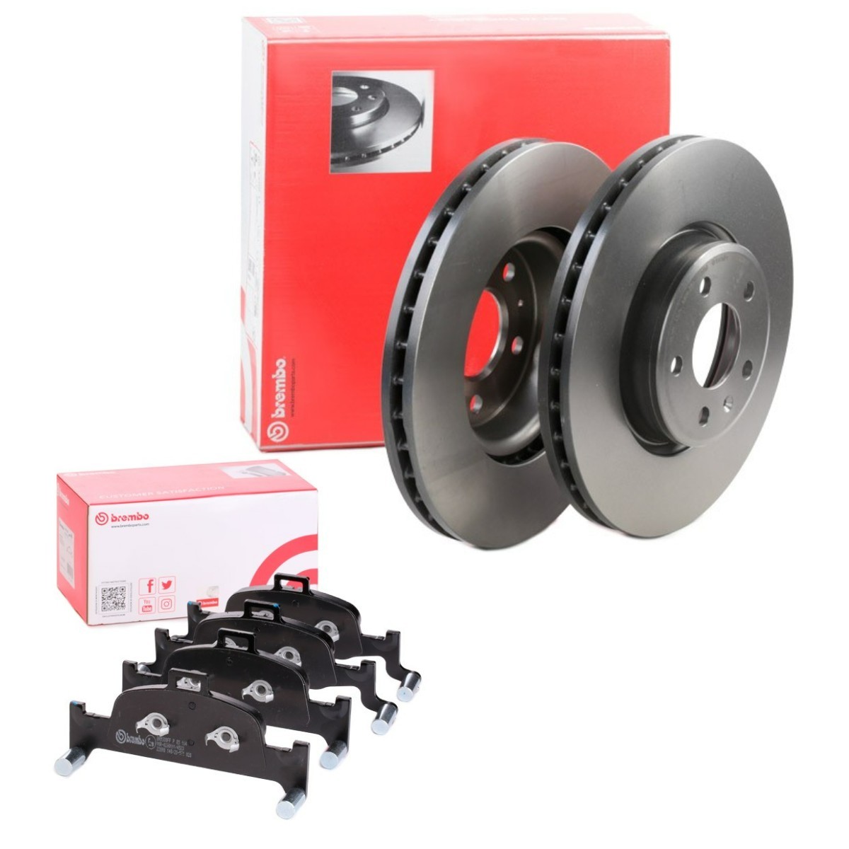 Kit de travões BREMBO BRB3405N0296 BREMBO Prime BRB3405N0296: Kit de pastilhas de travão e disco Audi A6 2021