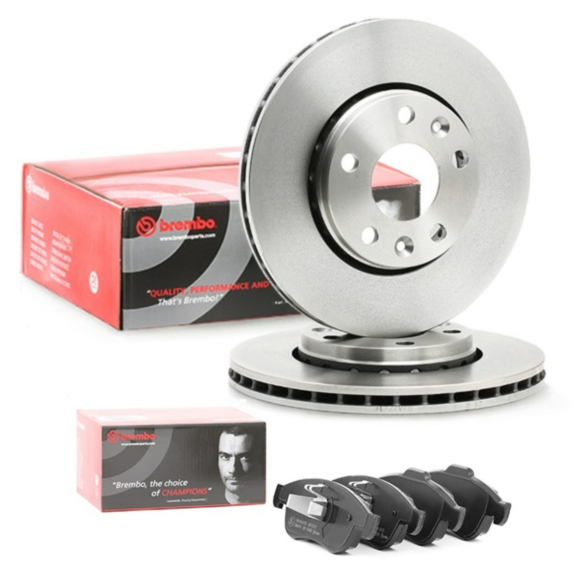 Bremseskiver og -klosser BREMBO BRB3405N0305 BREMBO Prime BRB3405N0305 Bremseskiver og klosser NISSAN TERRANO 2004