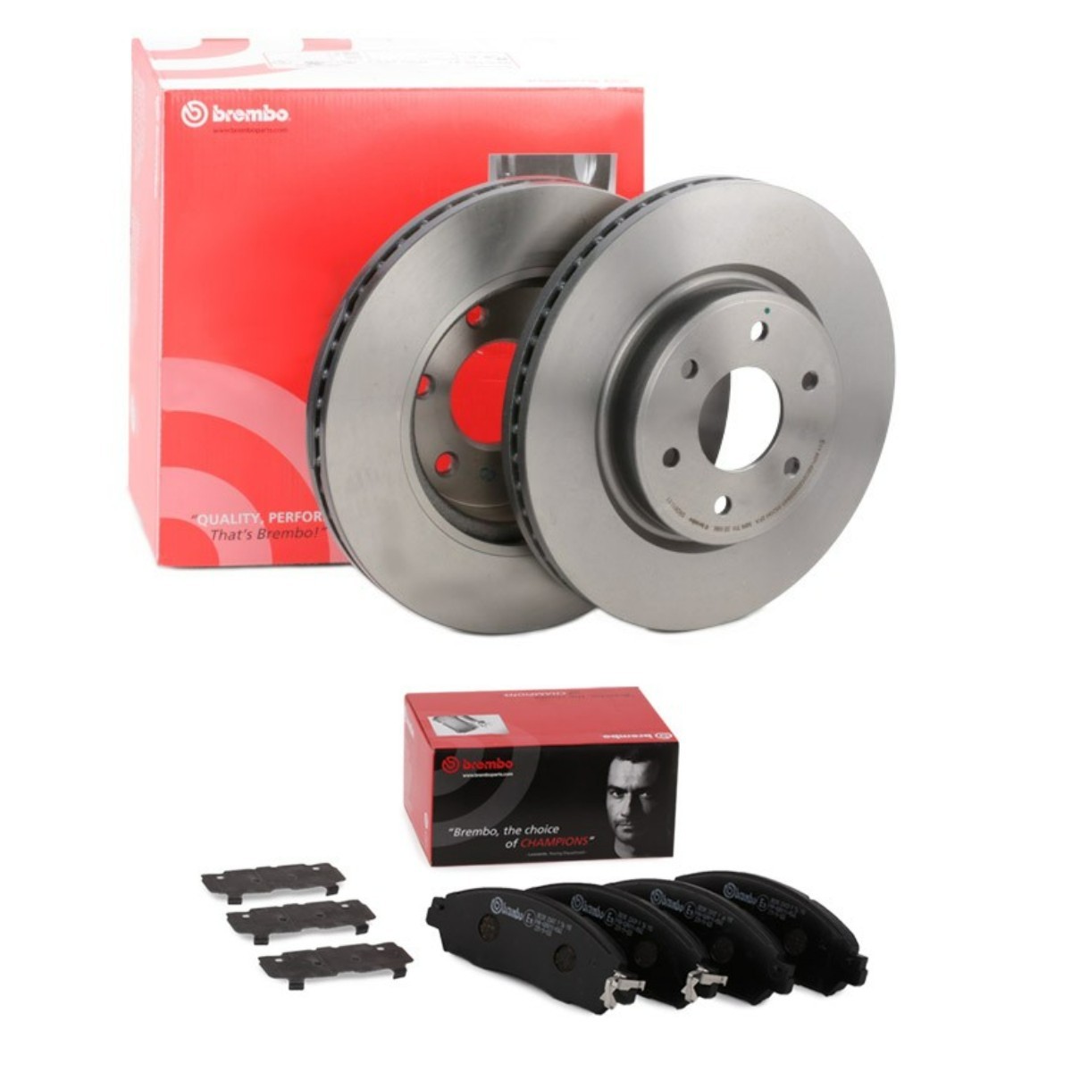 BREMBO Bremseskiver og -klosser BRB3405N0331 BREMBO BRB3405N0331 Bremsesett Nissan Navara Flatvogn lastebil til en fordelagtig pris
