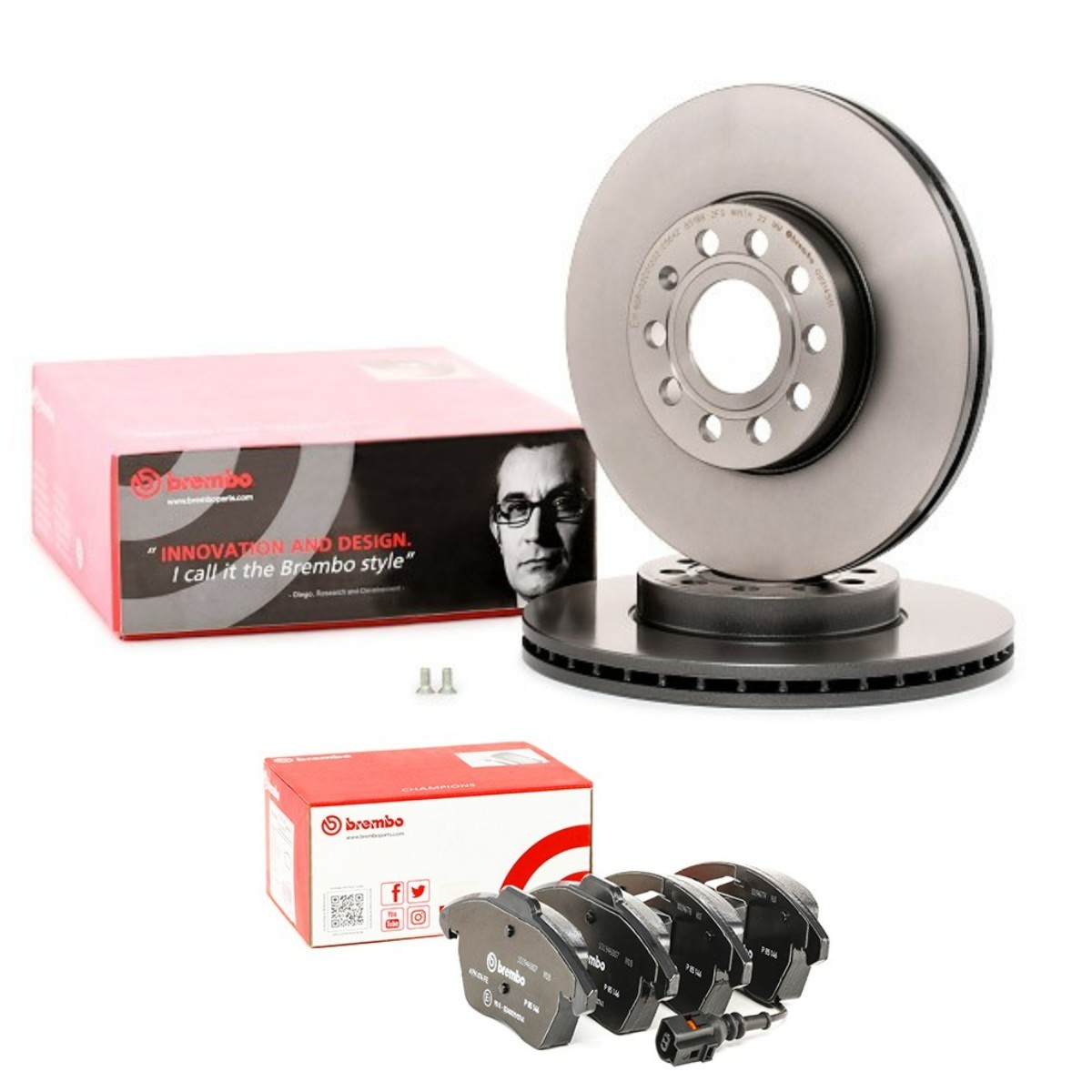 BREMBO Kit de travões BRB3405N0339 Kit travões BREMBO Seat LEON Prime BRB3405N0339