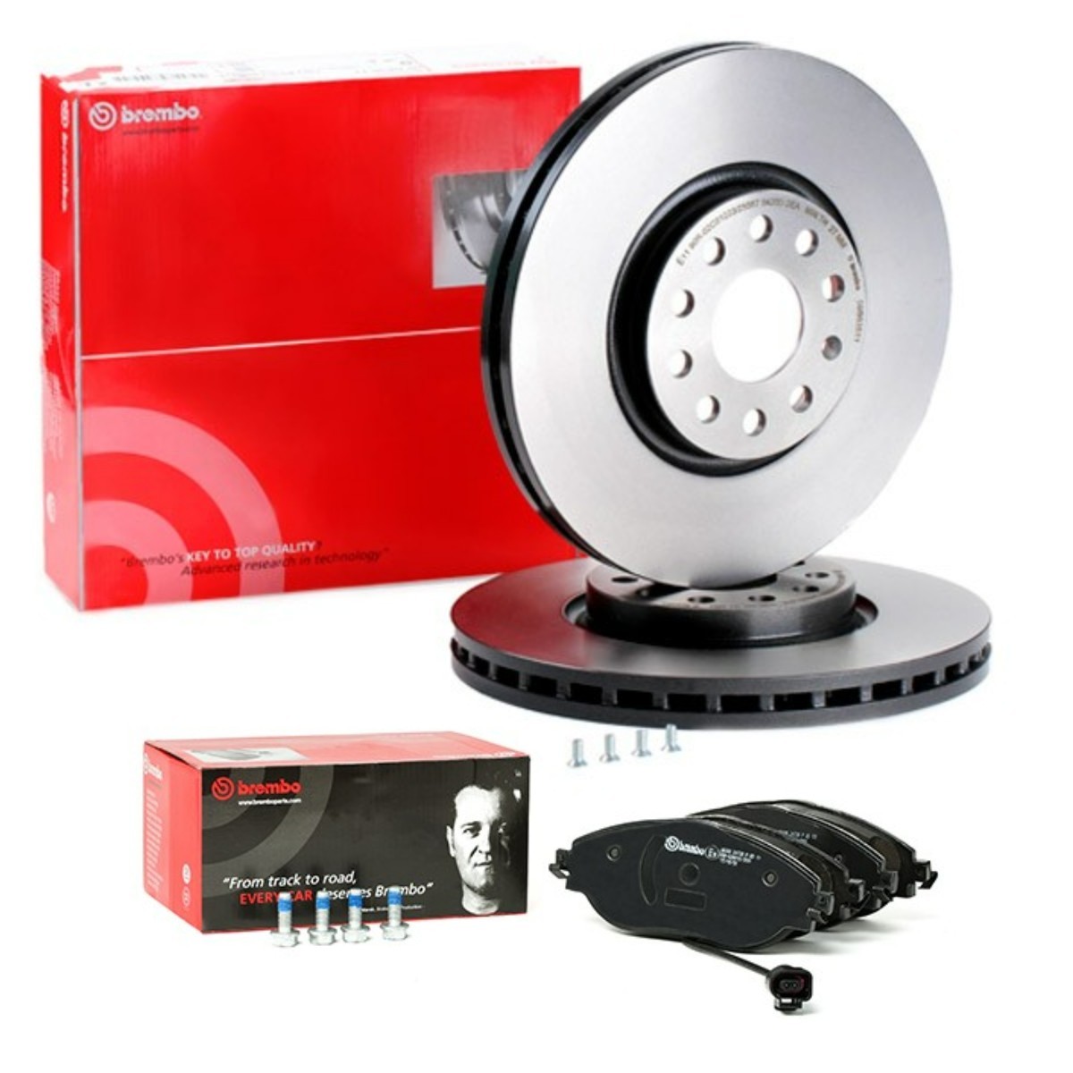BREMBO Bremseskiver og klodser BRB3405N0344 Bremseskiver og klodser BREMBO Seat ARONA Prime BRB3405N0344