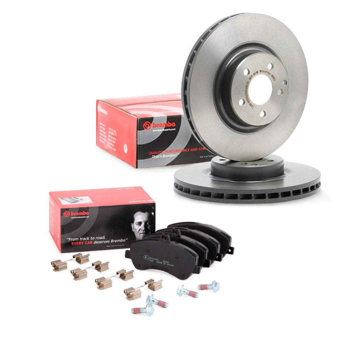 BREMBO Bremseskiver og klodser BRB3405N0355 BRB3405N0355 Bremsesæt BREMBO MERCEDES-BENZ V-klasse