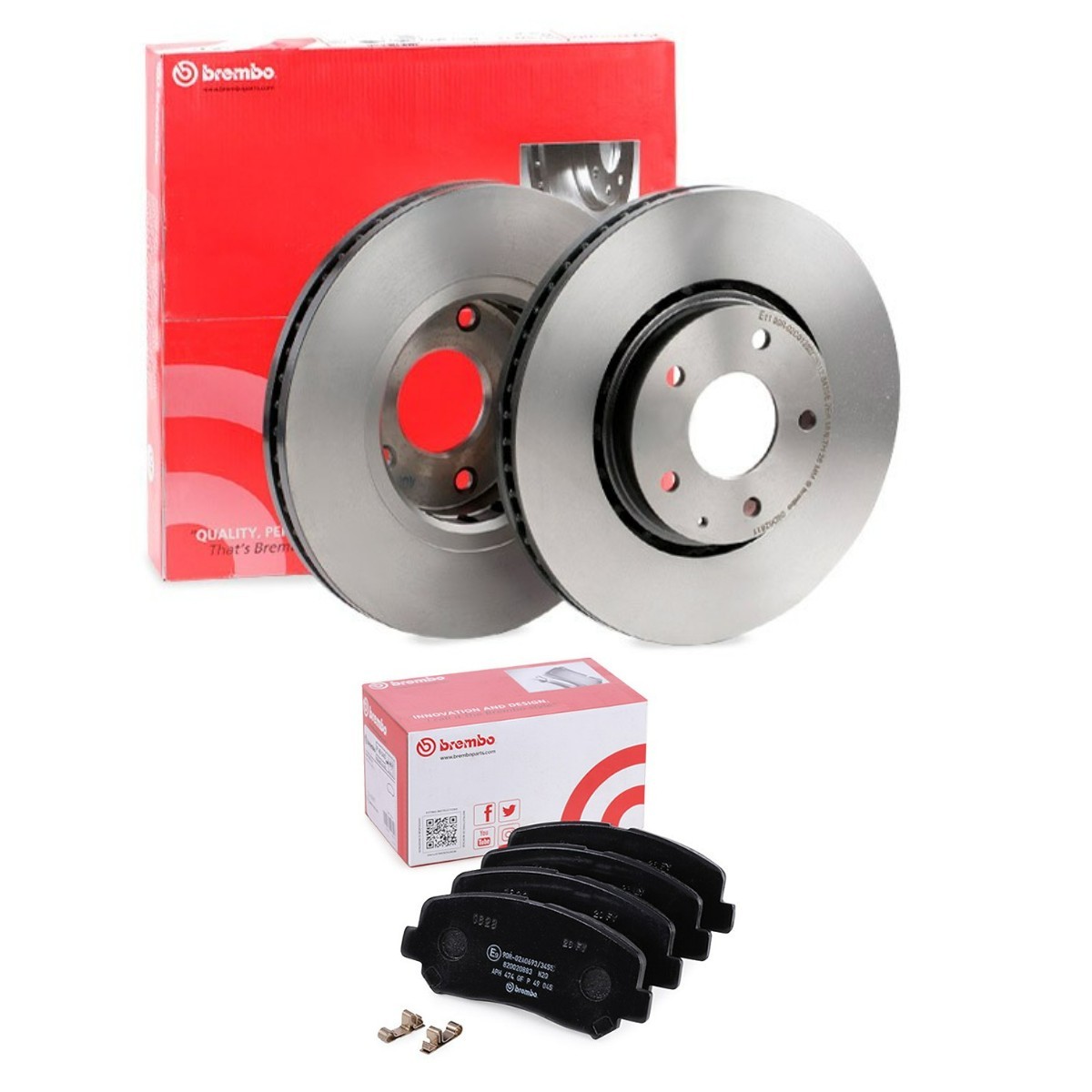 BREMBO Bromssats, skivbroms BRB3405N0372 BRB3405N0372 BREMBO bromssats MAZDA B-serie