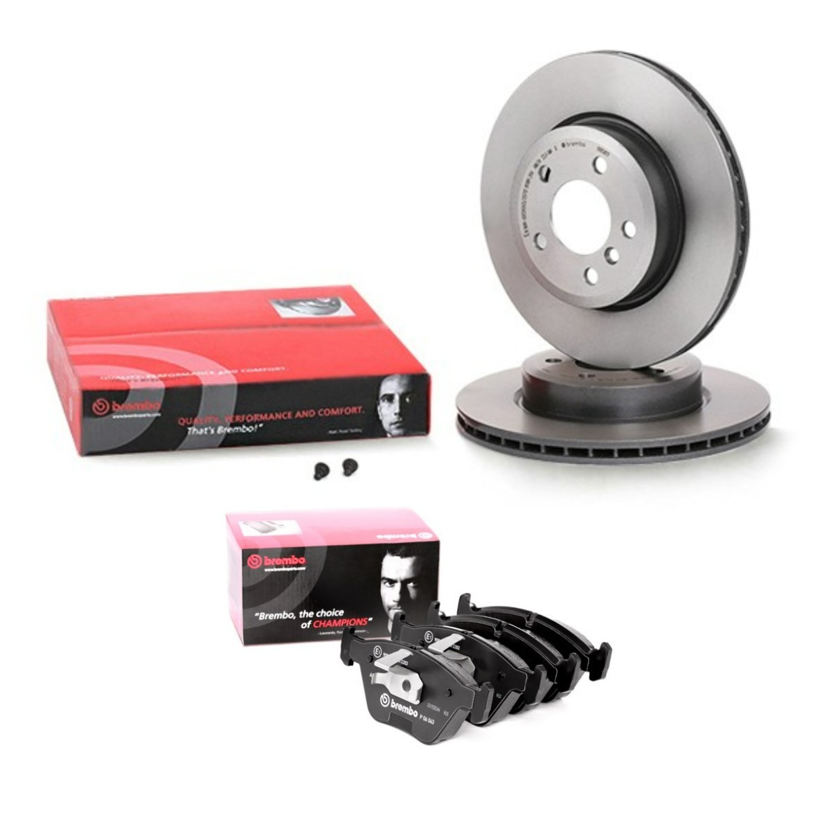 BREMBO Bromssats, skivbroms BRB3405N0383 BREMBO BRB3405N0383 bromssats BMW X3 E83 pris