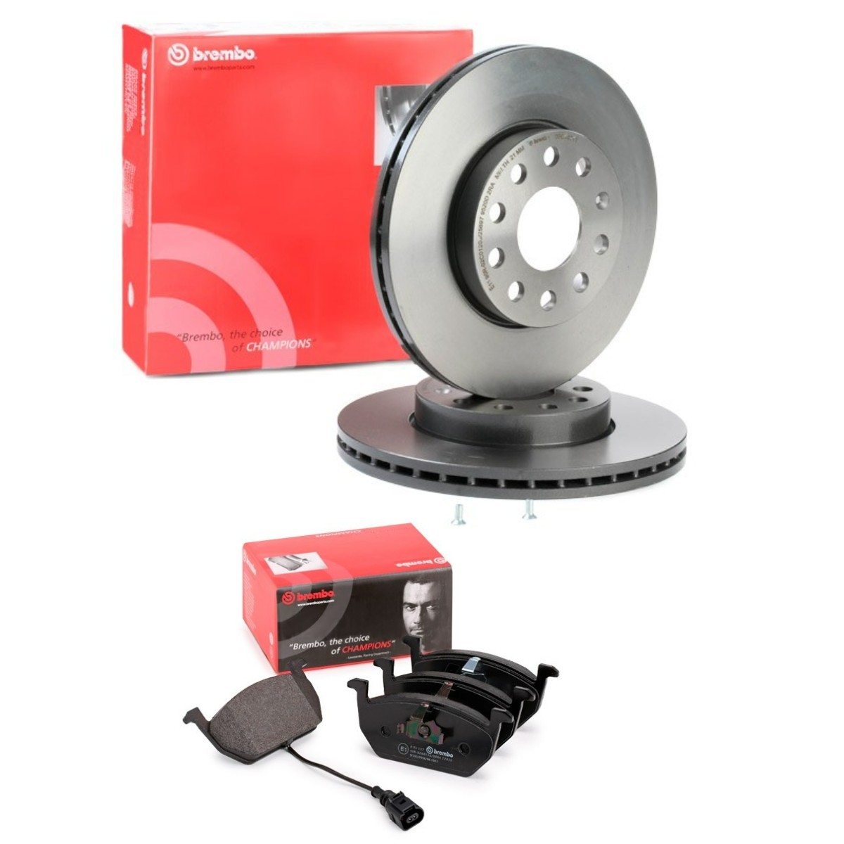 BREMBO Bremseskiver og klodser BRB3405N0398 Bremsesæt skivebremser BREMBO ARONA BRB3405N0398 billig