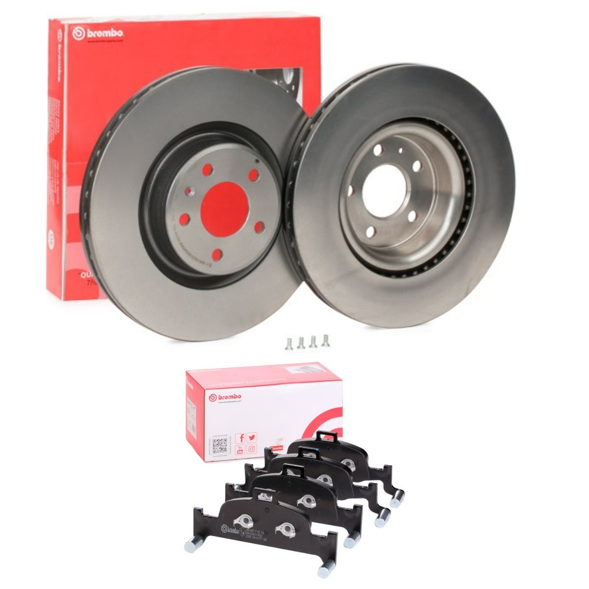 Kit de travões BREMBO BRB3405N0400 BREMBO Prime BRB3405N0400: Discos e pastilhas de travão Audi A6 2021