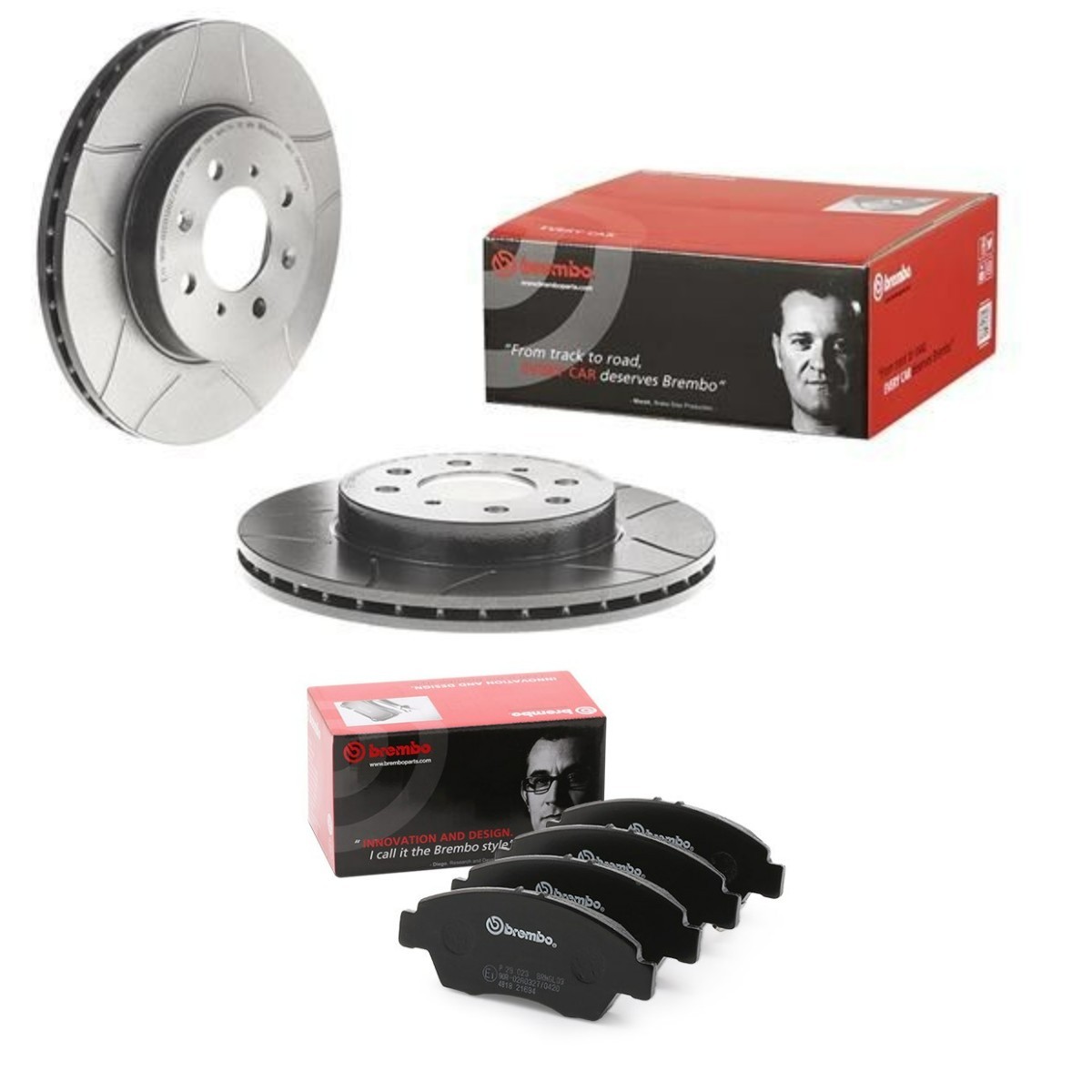 BREMBO Bremseskiver og -klosser BRB3405N0401 BREMBO BRB3405N0401 Bremsesett Honda Civic Aerodeck pris