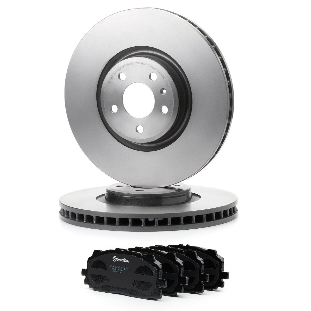 BREMBO Bremseskiver og -klosser BRB3405N0417 Bremsekit BREMBO Audi A4 Prime BRB3405N0417