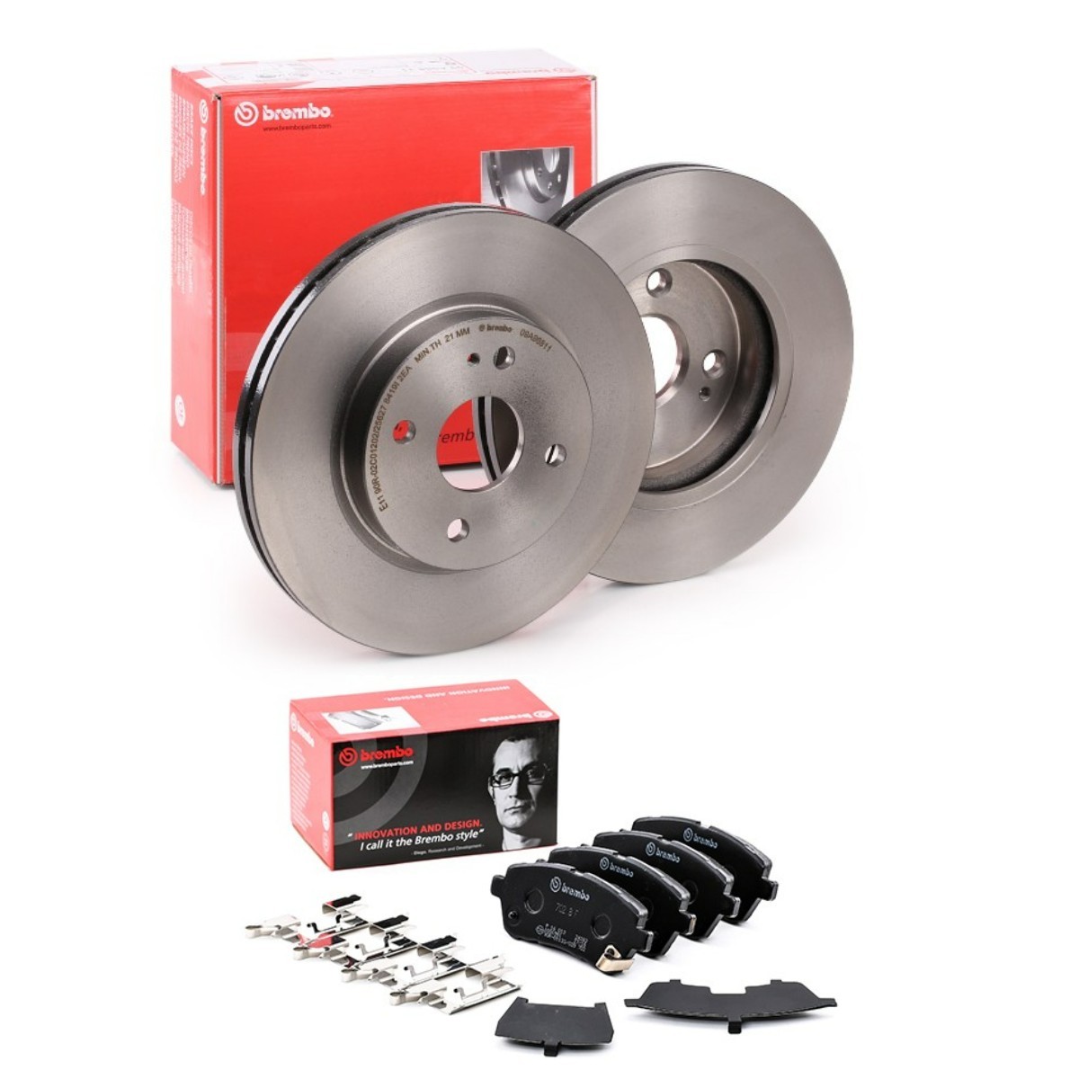 BREMBO Kit de travões BRB3405N0422 BRB3405N0422 Prime Kit de pastilhas de travão e disco MAZDA MX-3 BREMBO