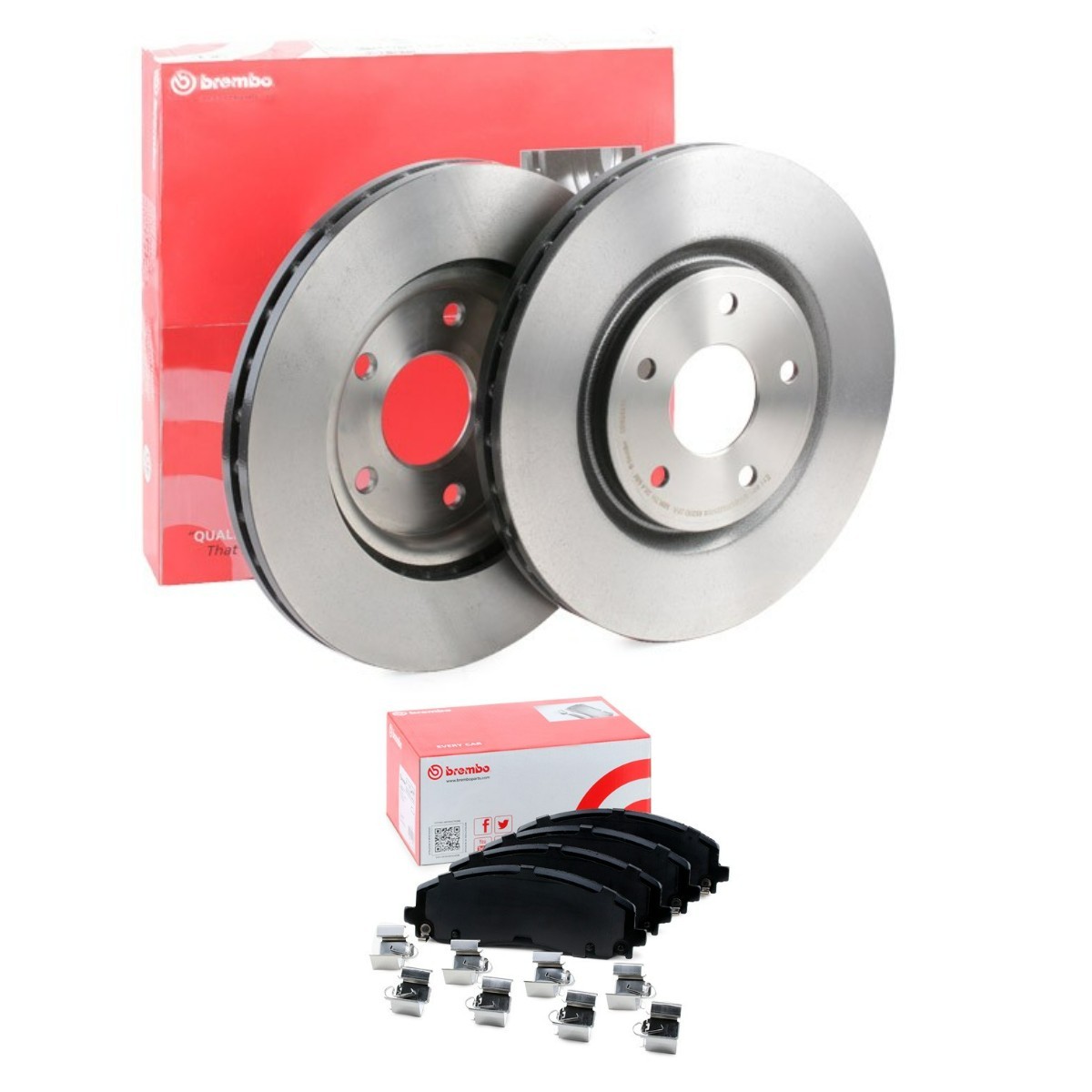 BREMBO Bremseskiver og klodser BRB3405N0438 BREMBO BRB3405N0438 Flavia Cabriolet (JS) Bremsesæt pris