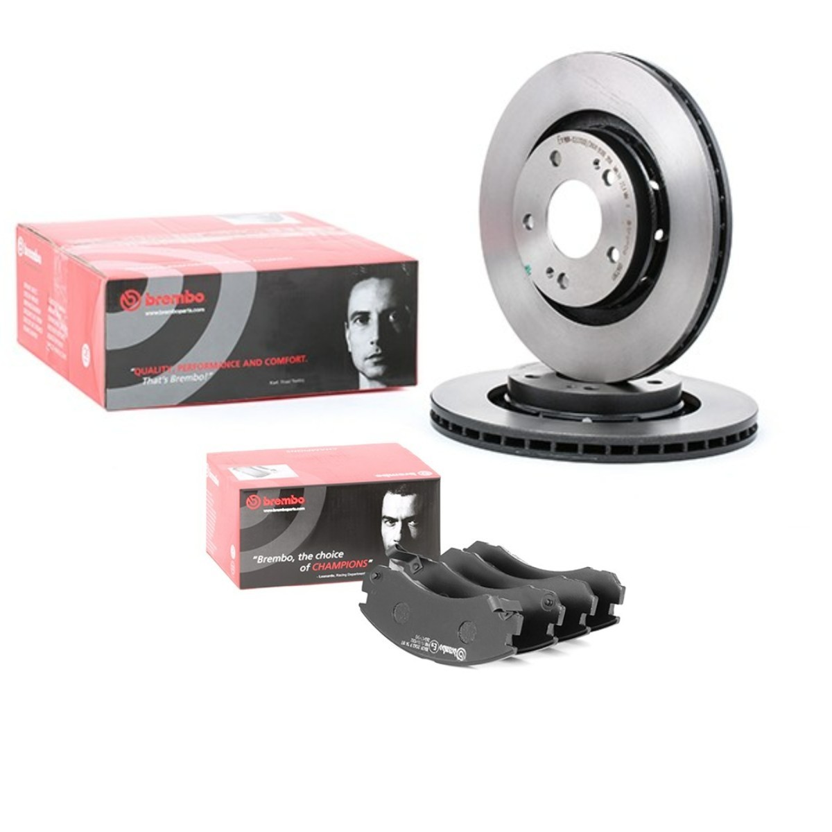 BREMBO Bremsscheiben und -beläge BRB3405N0441 Mitsubishi CY/Z_A Bremsen Set BRB3405N0441 BREMBO