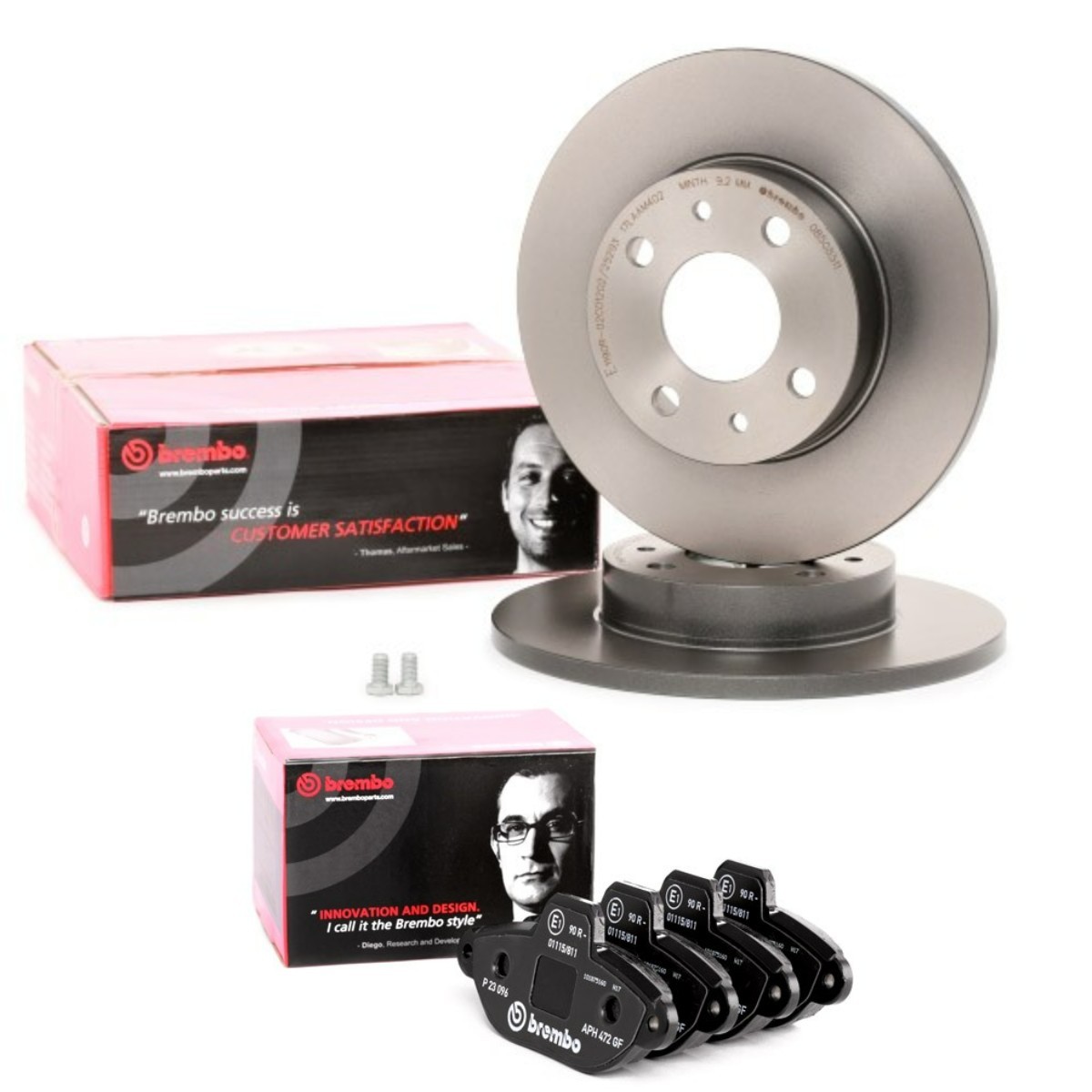 BREMBO Pidurikomplekt, ketaspidur BRB3405N0451 BREMBO BRB3405N0451 originaal Pidurikomplekt ALPINA B7 hind