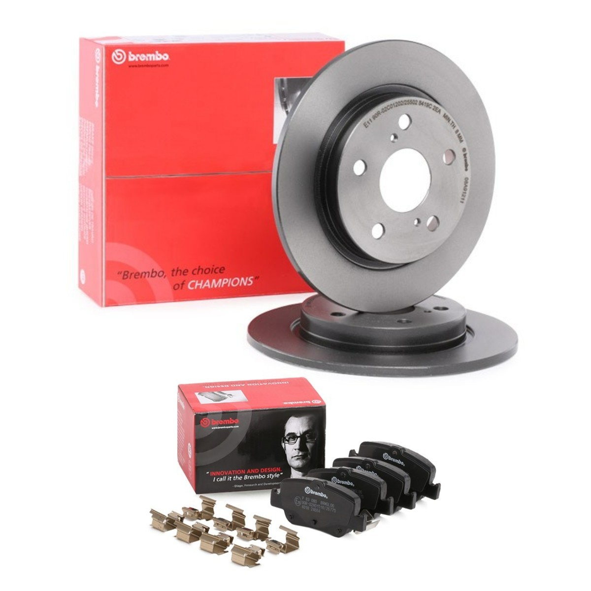 Bremžu komplekts, Disku bremzes BREMBO BRB3405N0454 BREMBO Prime BRB3405N0454: Bremžu komplekts Toyota COROLLA 2025